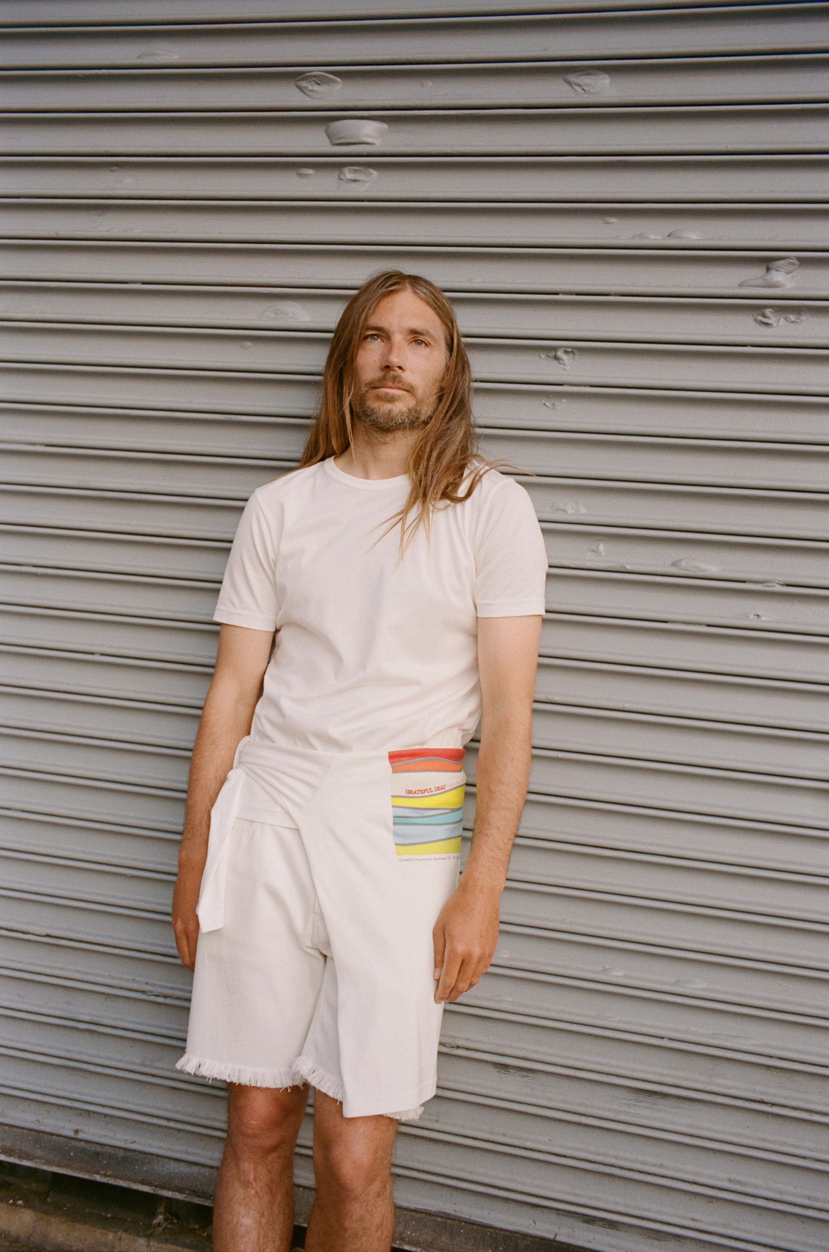 Combe Long Sleeve T-Shirt in White Fine Cotton Jersey sold by Gabriela Hearst product image thumbnail 2