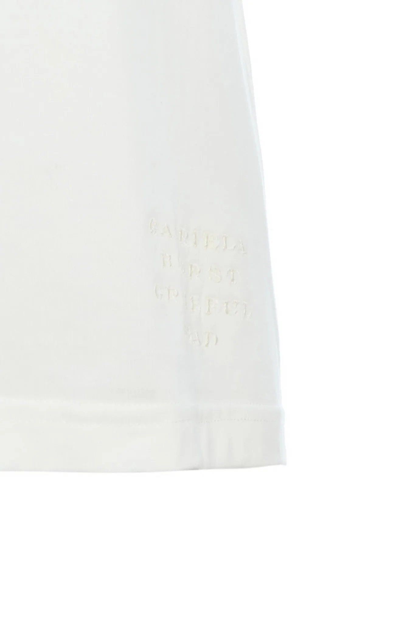 Combe Long Sleeve T-Shirt in White Fine Cotton Jersey sold by Gabriela Hearst product image thumbnail 4