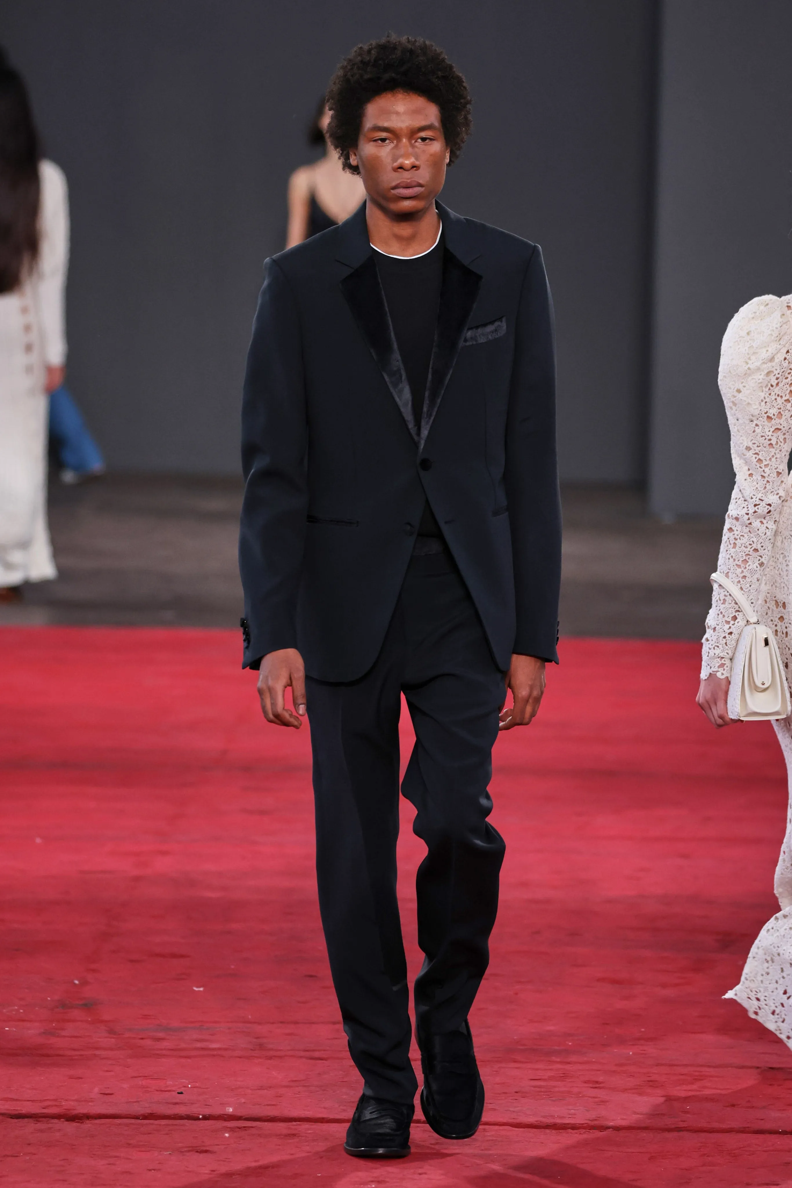 Simons Pant in Black Silk Wool Cady sold by Gabriela Hearst product image thumbnail 3