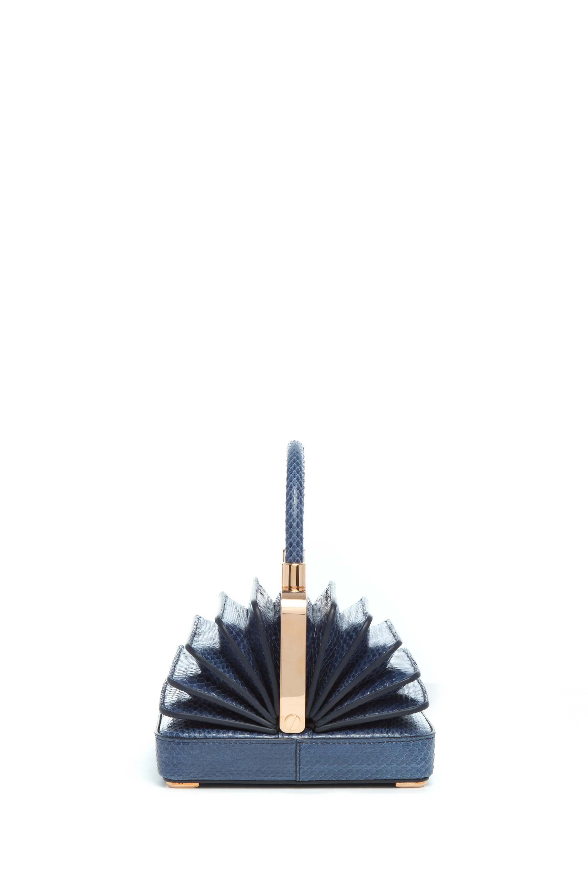 Small Diana Bag in Navy Snakeskin sold by Gabriela Hearst product image thumbnail 3