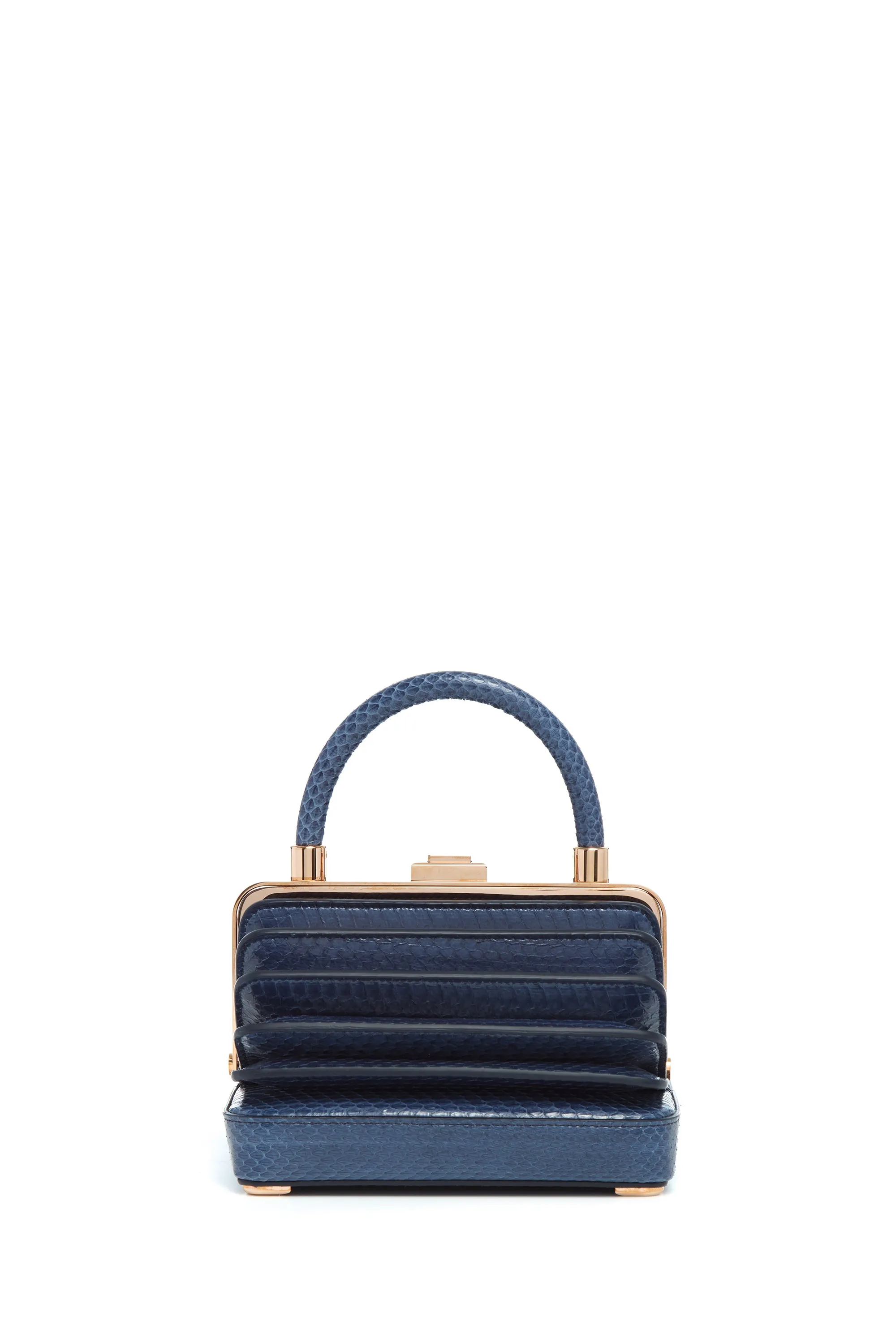 Small Diana Bag in Navy Snakeskin sold by Gabriela Hearst product image thumbnail 2