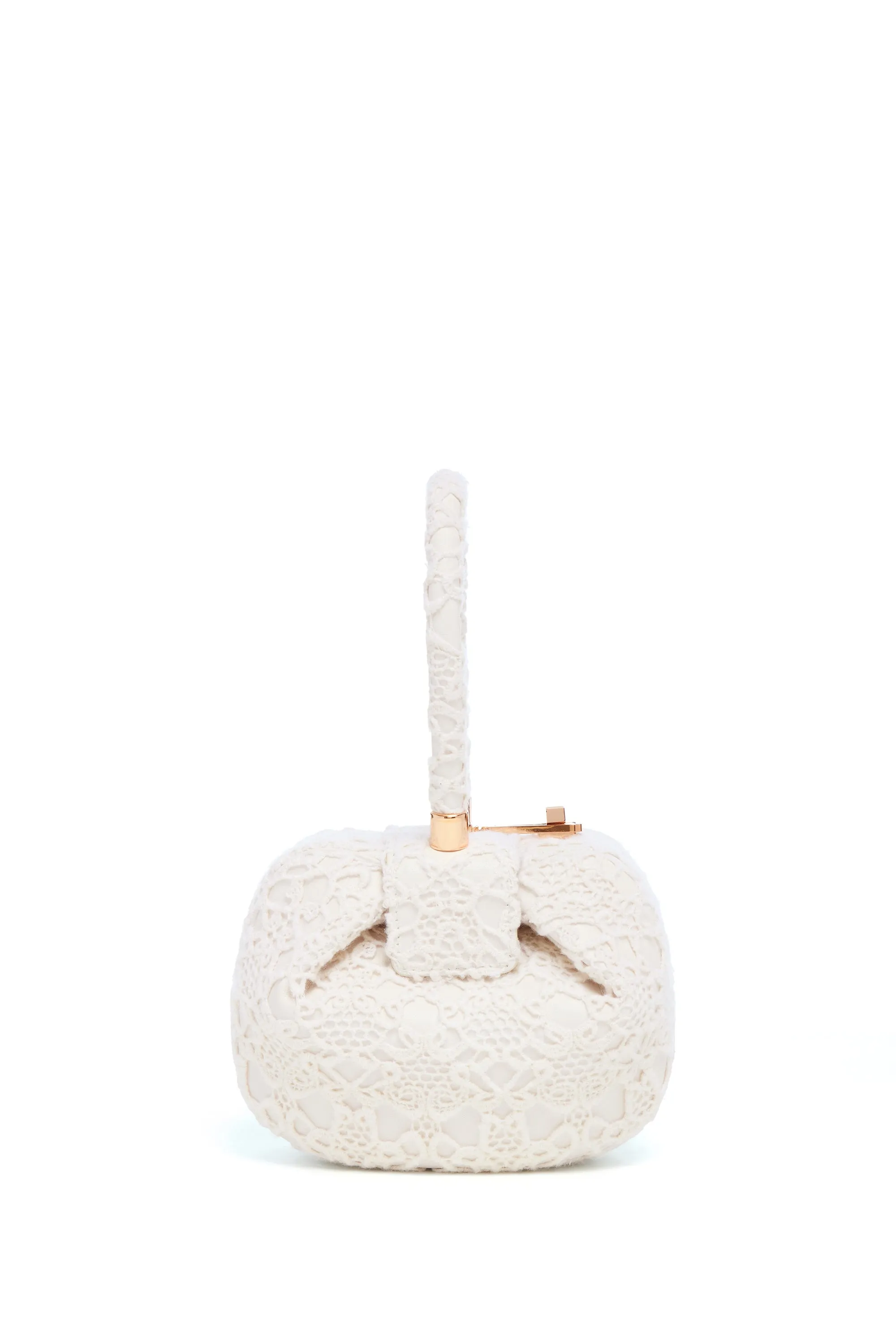 Demi Bag in Ivory Cashmere Lace sold by Gabriela Hearst product image thumbnail 2