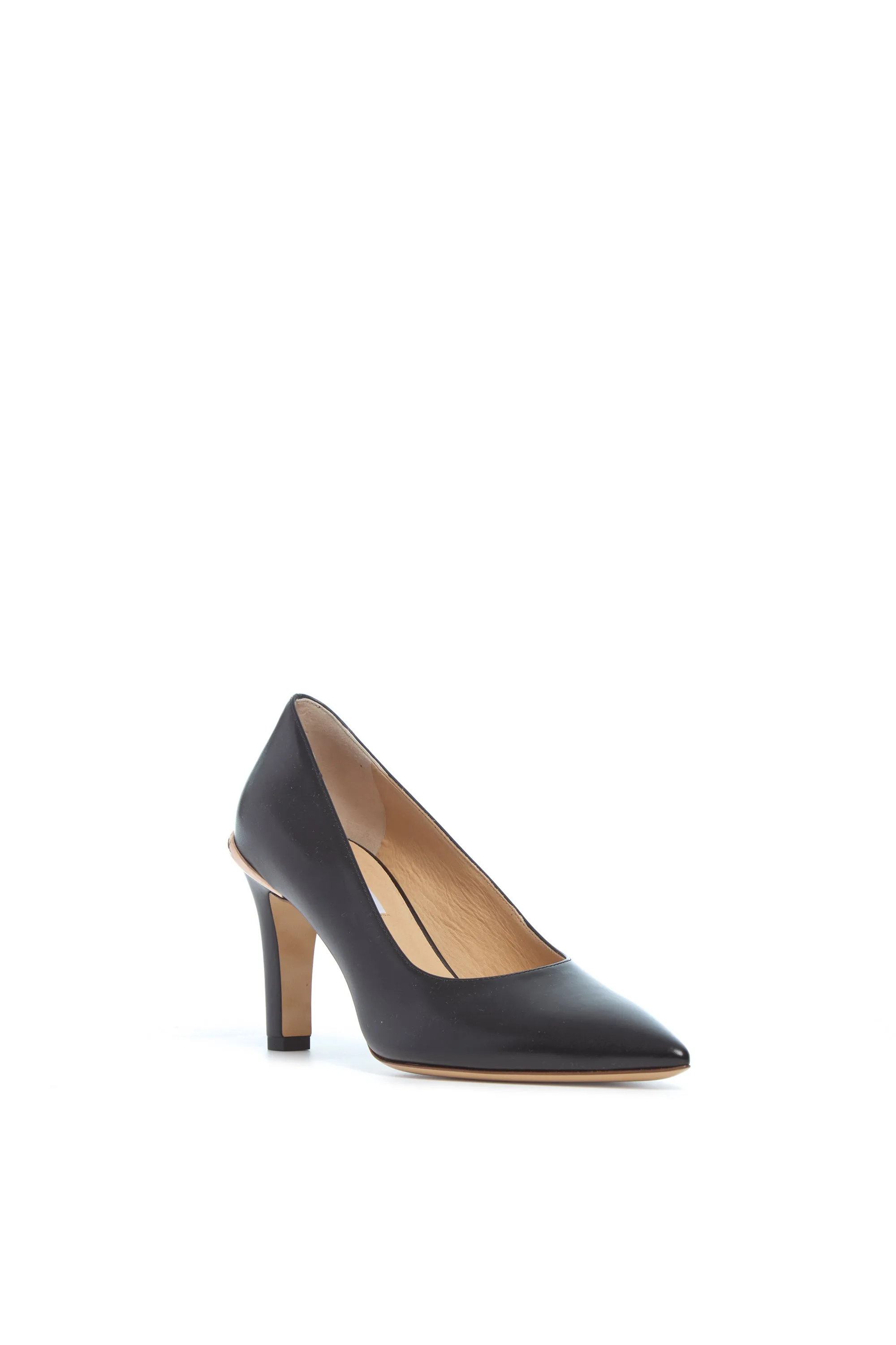 Edwina High Heel Stiletto Pump in Black Nappa Leather sold by Gabriela Hearst product image thumbnail 2