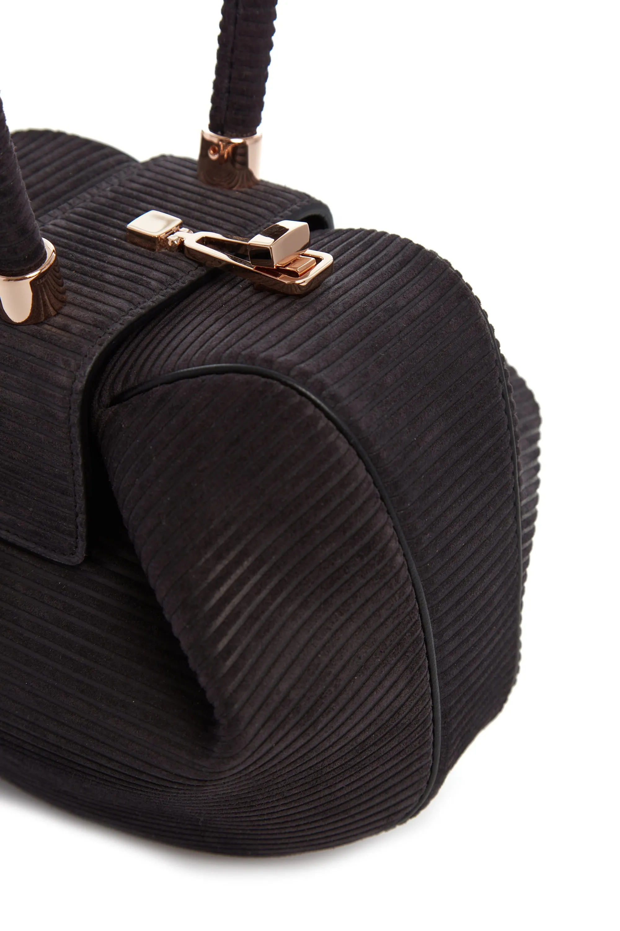 Nina Bag in Chocolate Corded Suede sold by Gabriela Hearst product image thumbnail 4