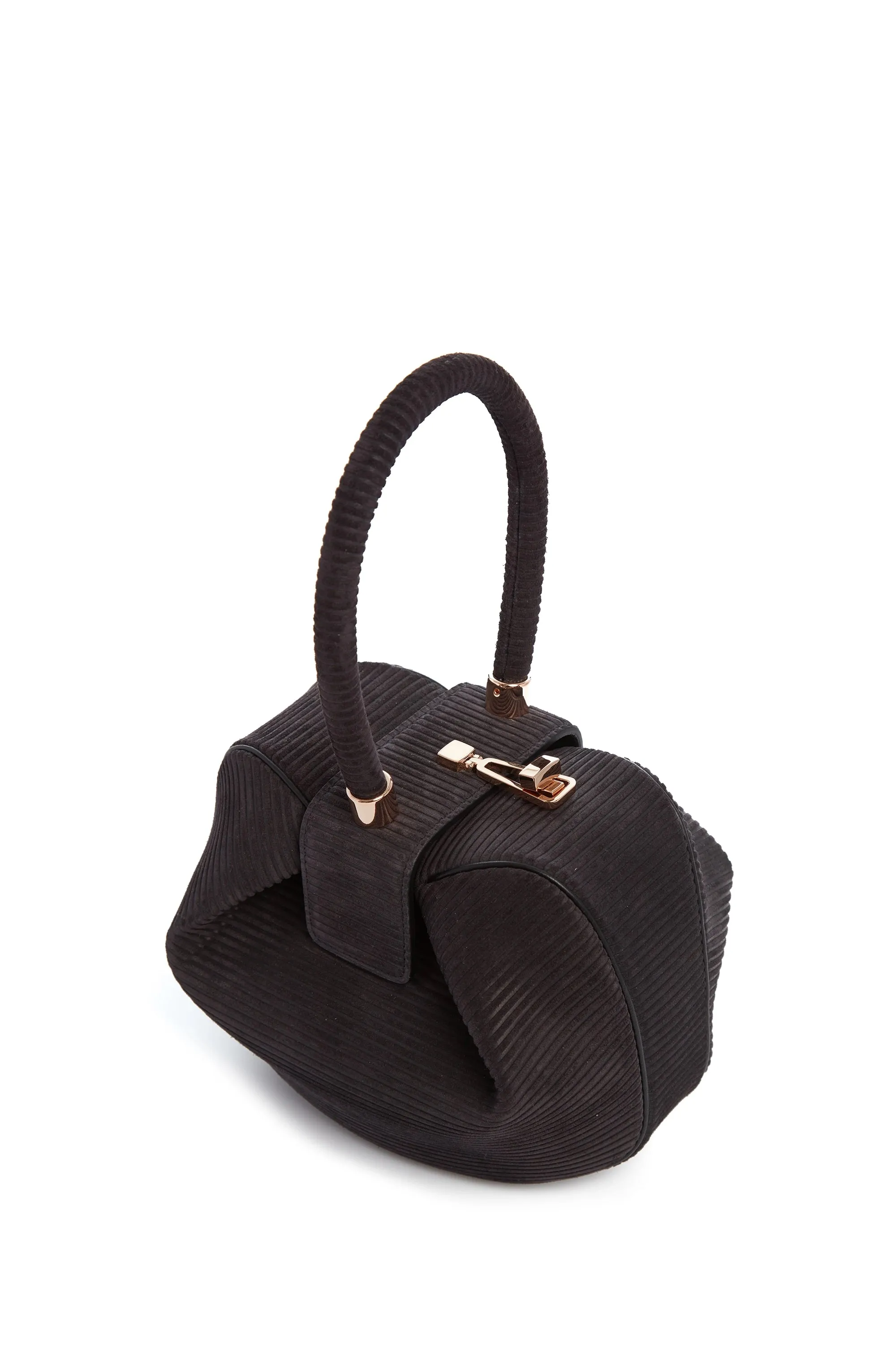 Nina Bag in Chocolate Corded Suede sold by Gabriela Hearst product image thumbnail 3