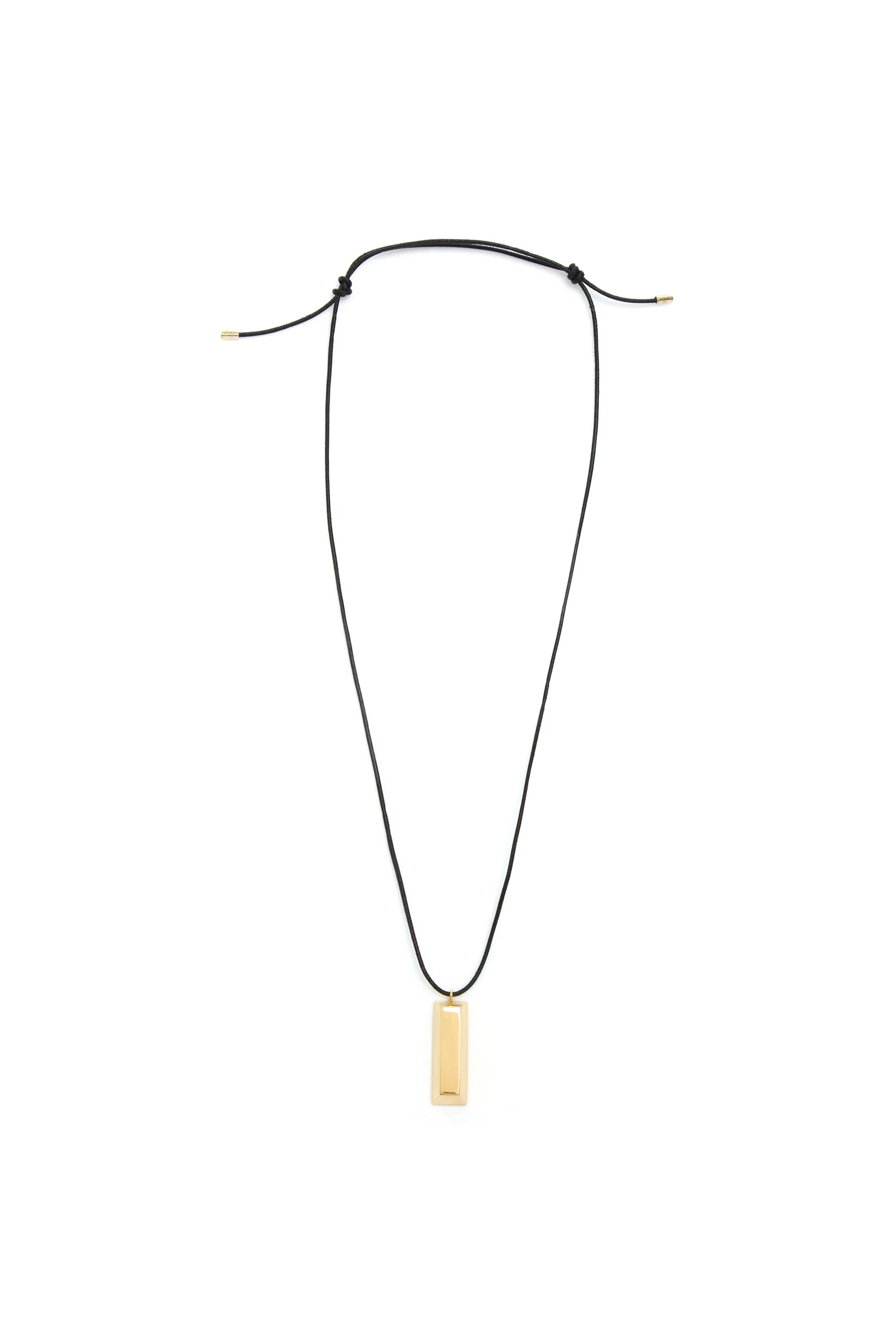 Bar Necklace in 18K Yellow Gold sold by Gabriela Hearst