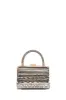 Small Diana Bag in Black & Ivory Snakeskin sold by Gabriela Hearst