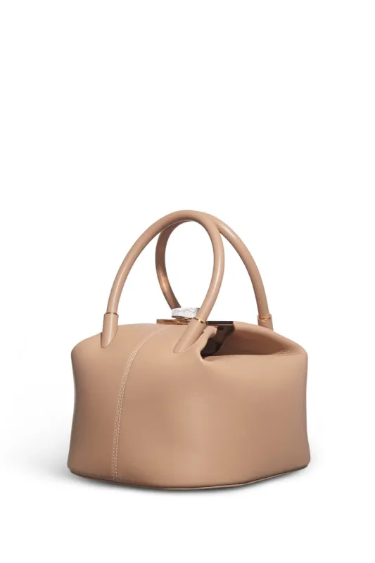 Baez Bag in Nude Nappa Leather sold by Gabriela Hearst