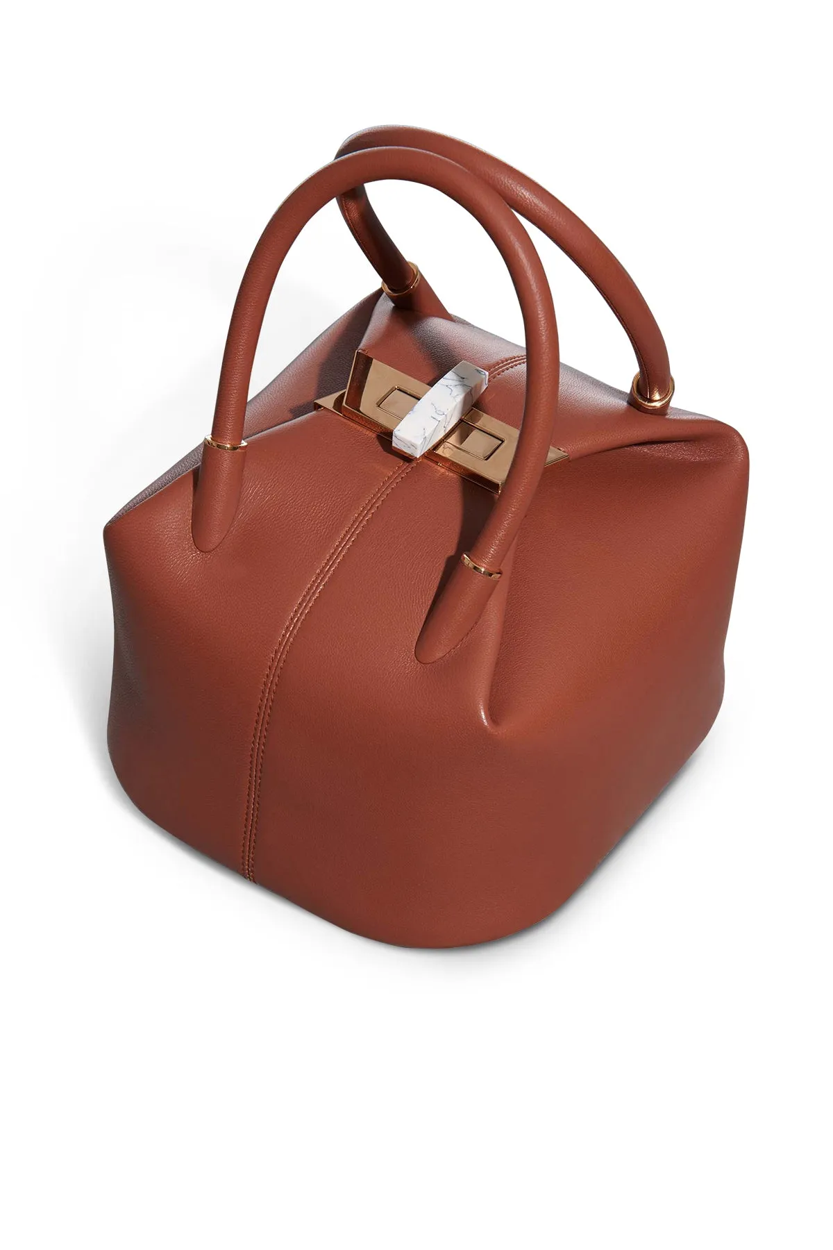 Baez Bag in Cognac Nappa Leather sold by Gabriela Hearst product image thumbnail 3