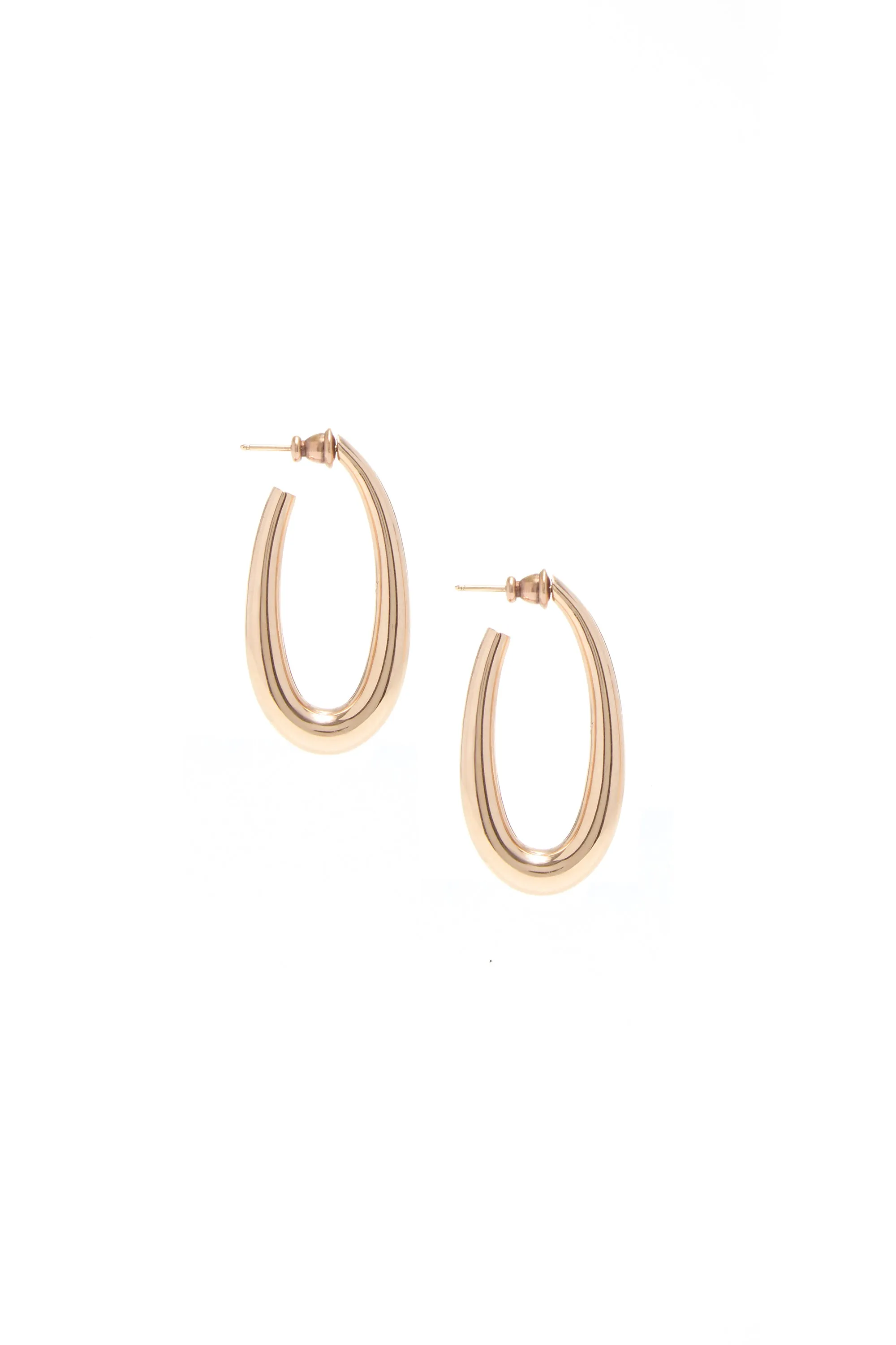 Large Drop Earrings in 18K Yellow Gold sold by Gabriela Hearst
