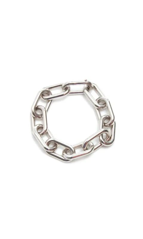 Chain Bracelet in 18K White Gold sold by Gabriela Hearst