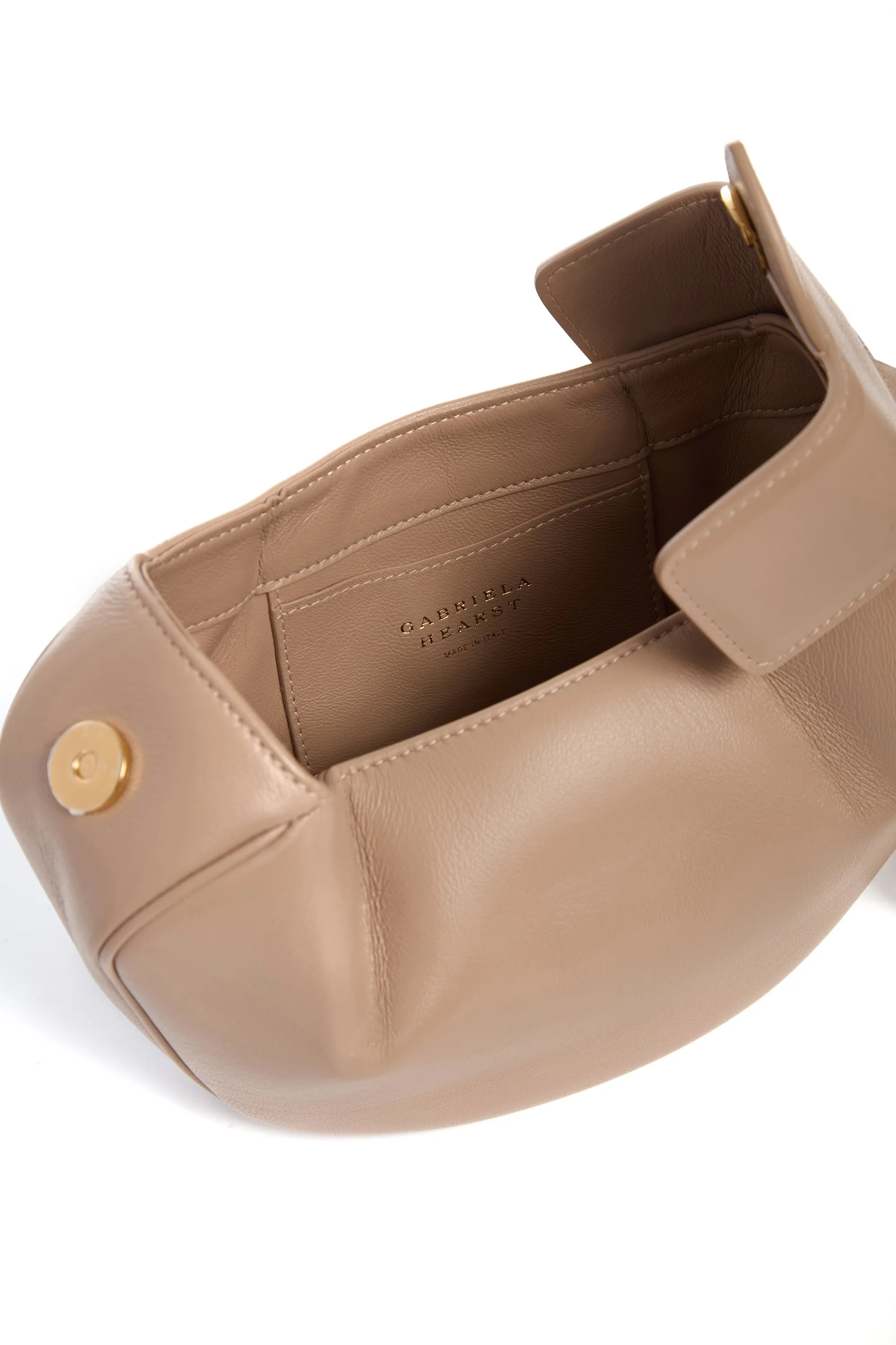 Soft Demi Clutch in Nude Nappa Leather sold by Gabriela Hearst product image thumbnail 4