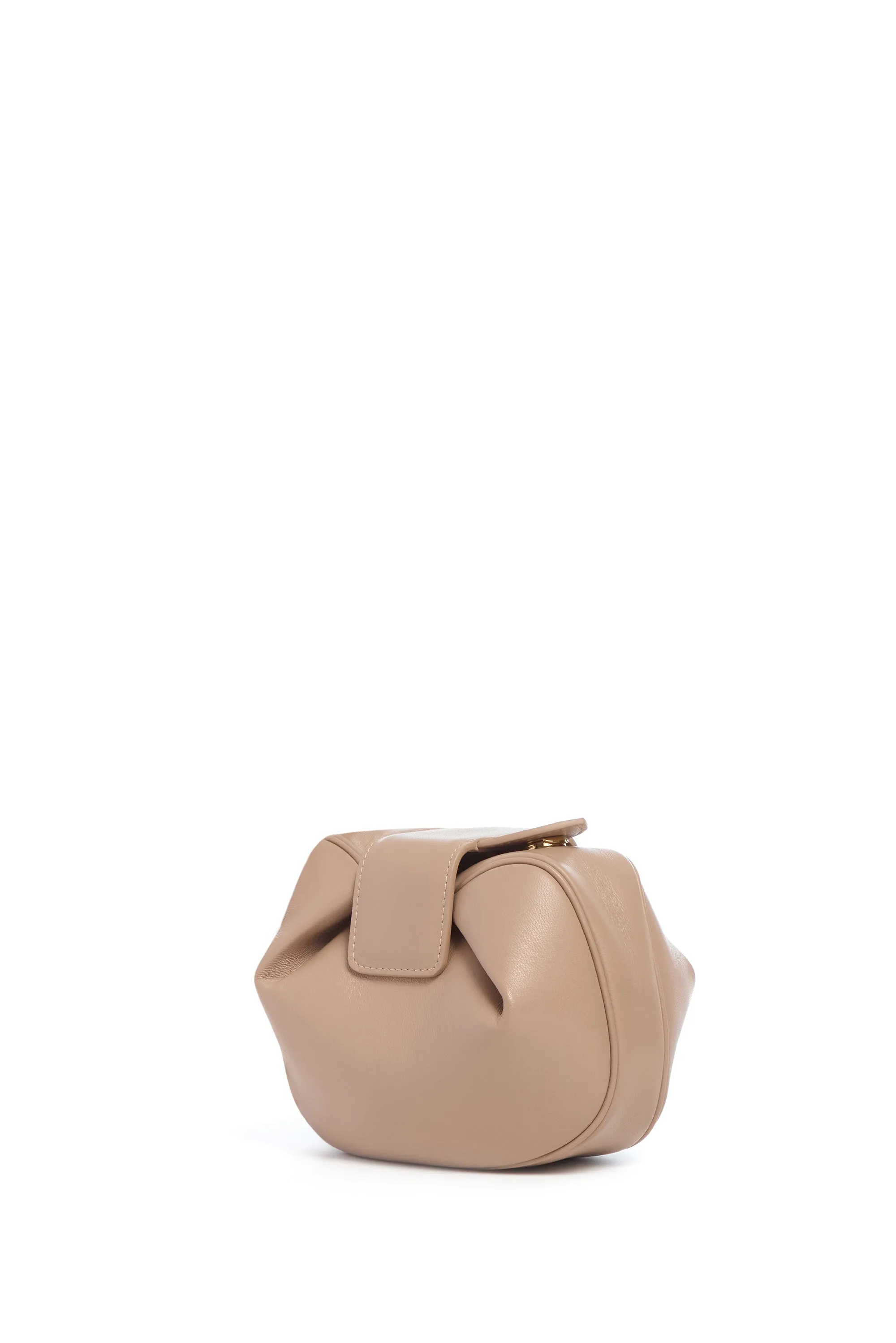 Soft Demi Clutch in Nude Nappa Leather sold by Gabriela Hearst