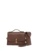 Medium Leonora Flap Bag in Chocolate Leather sold by Gabriela Hearst