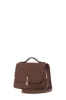 Medium Leonora Flap Bag in Chocolate Leather sold by Gabriela Hearst