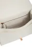 Small Leonora Flap Bag in Ivory Textured Leather sold by Gabriela Hearst