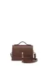 Small Leonora Flap Bag in Chocolate Leather sold by Gabriela Hearst