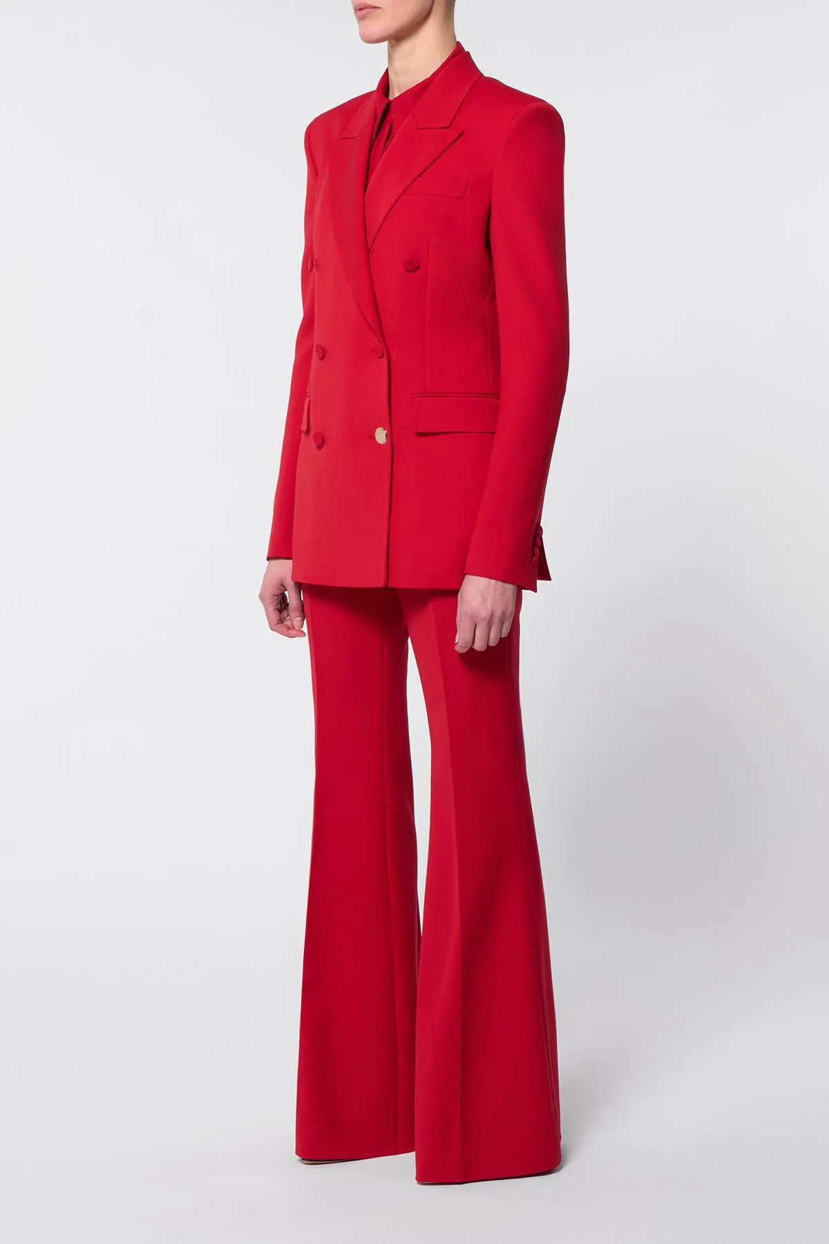 Rhein Pant in Scarlet Red Sportswear Wool sold by Gabriela Hearst product image thumbnail 3
