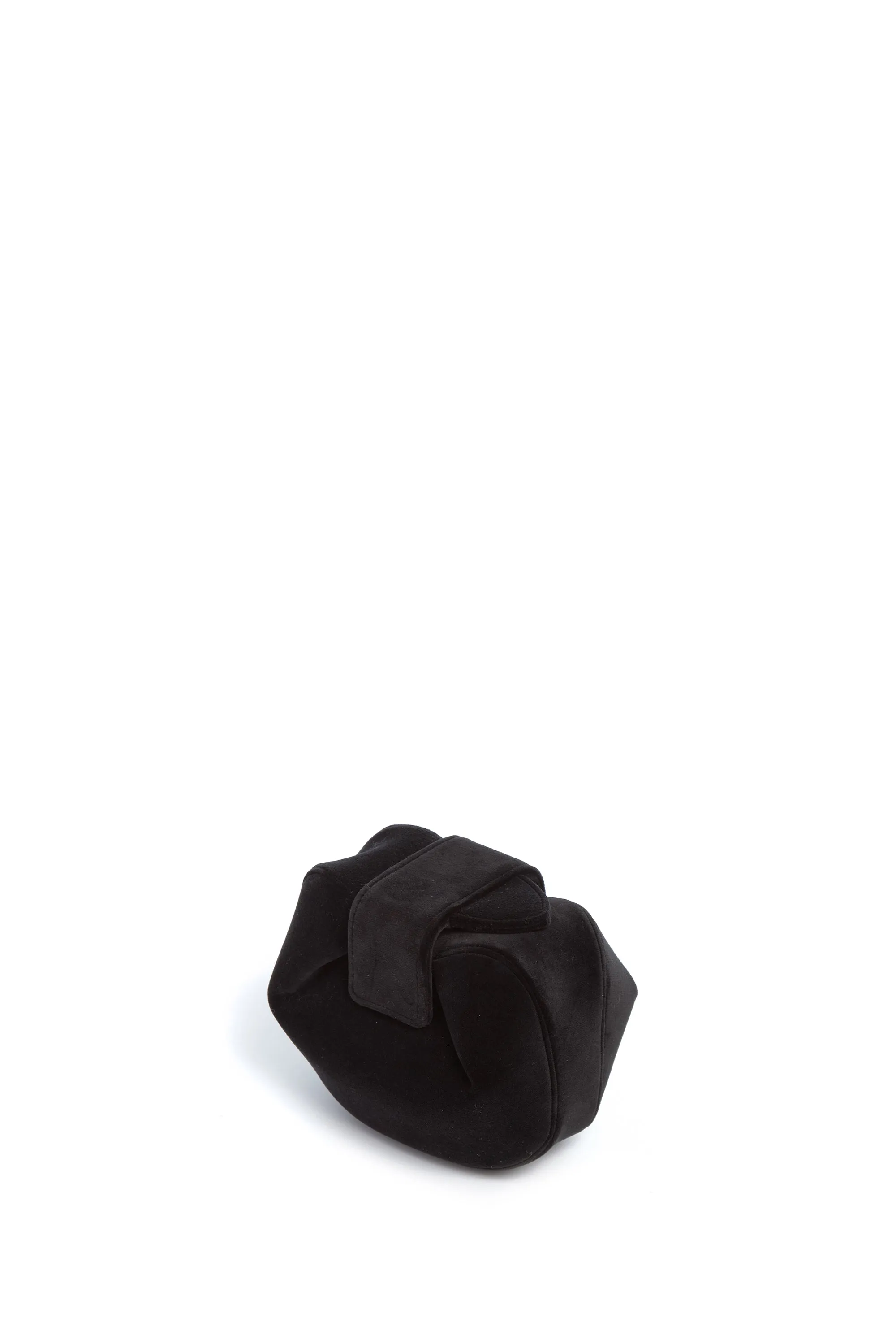 Soft Demi Clutch in Black Cotton Velvet sold by Gabriela Hearst product image thumbnail 3