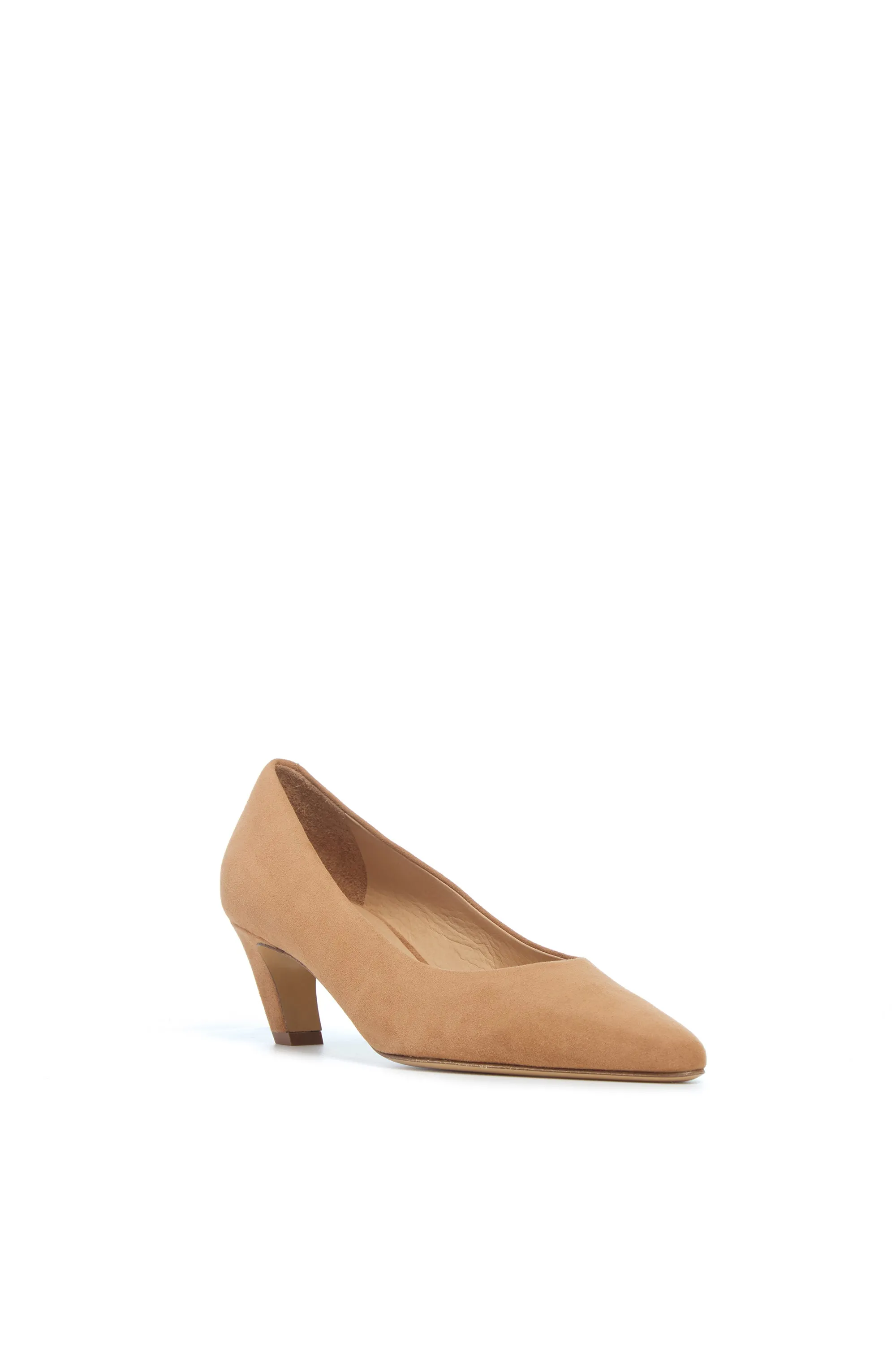 Peggy Pump in Dark Camel Suede sold by Gabriela Hearst product image thumbnail 2
