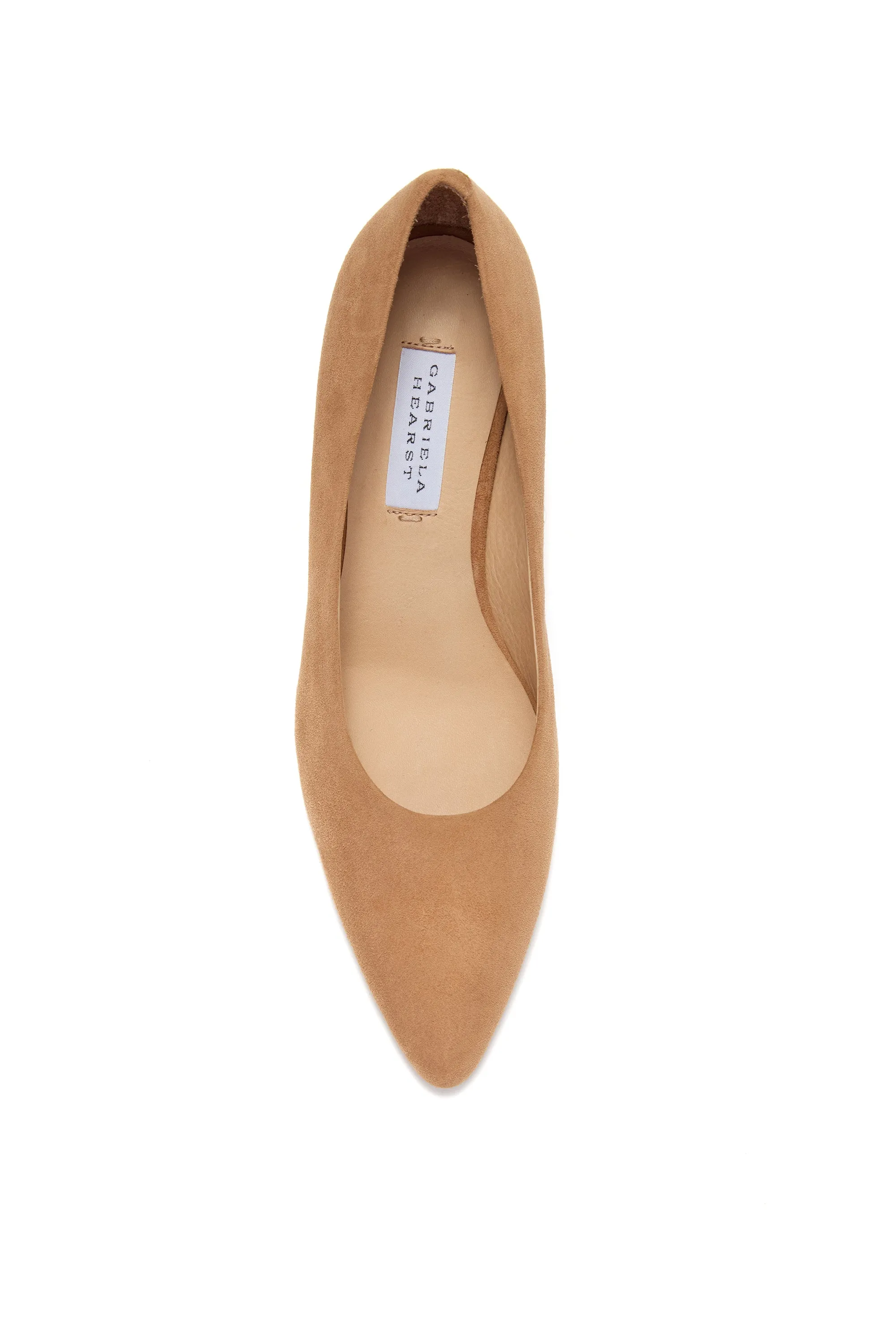 Peggy Pump in Dark Camel Suede sold by Gabriela Hearst product image thumbnail 4