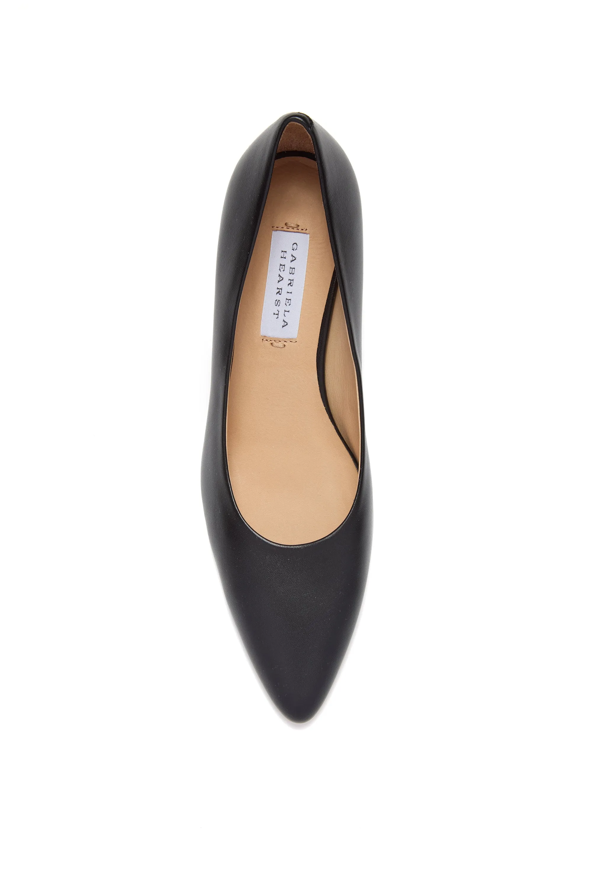 Peggy Pump in Black Nappa Leather sold by Gabriela Hearst product image thumbnail 4
