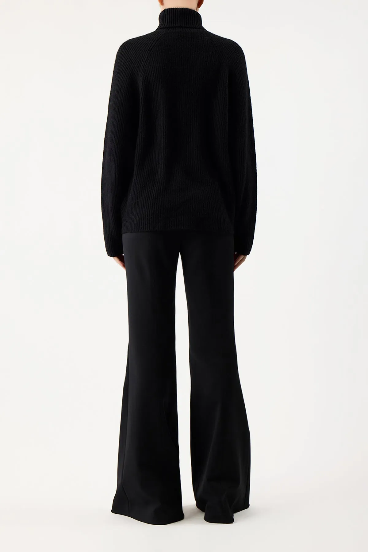 Wigman Knit Turtleneck Sweater in Black Cashmere sold by Gabriela Hearst product image thumbnail 4