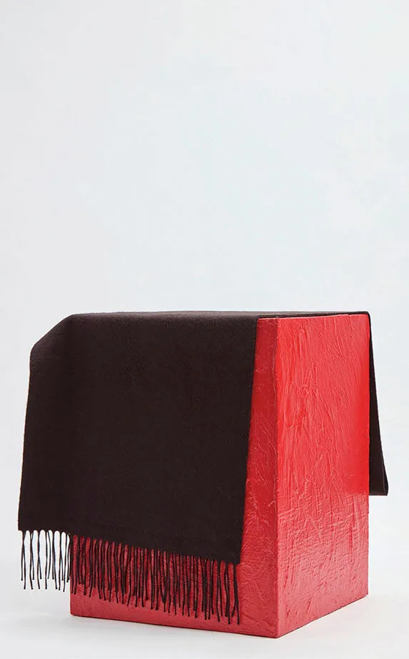 Blaine Fringe Scarf in Black Silk Cashmere sold by Gabriela Hearst product image thumbnail 3