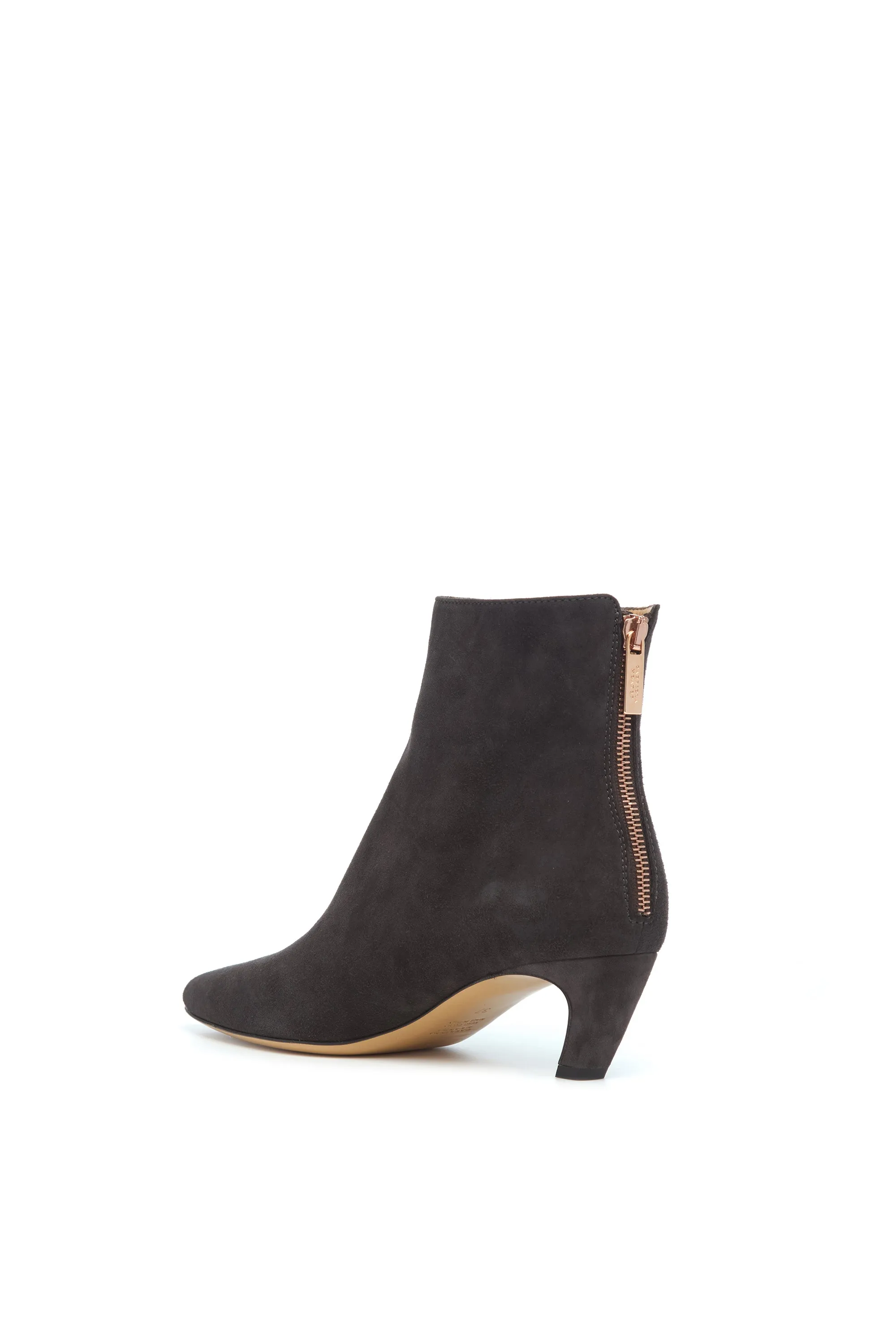 Clayton Ankle Boot in Dark Grey Suede sold by Gabriela Hearst product image thumbnail 3