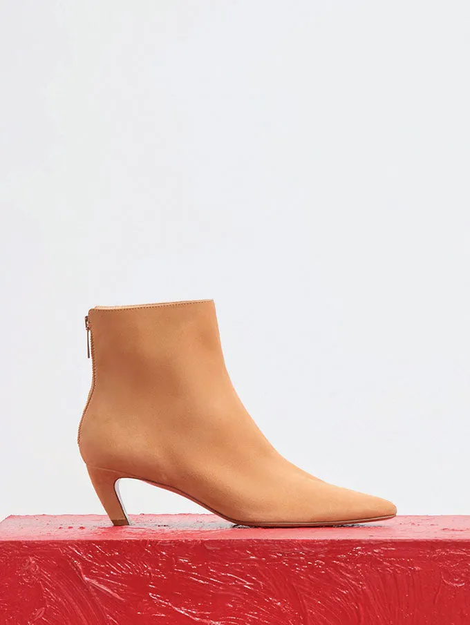 Clayton Ankle Boot in Dark Camel Suede sold by Gabriela Hearst product image thumbnail 5