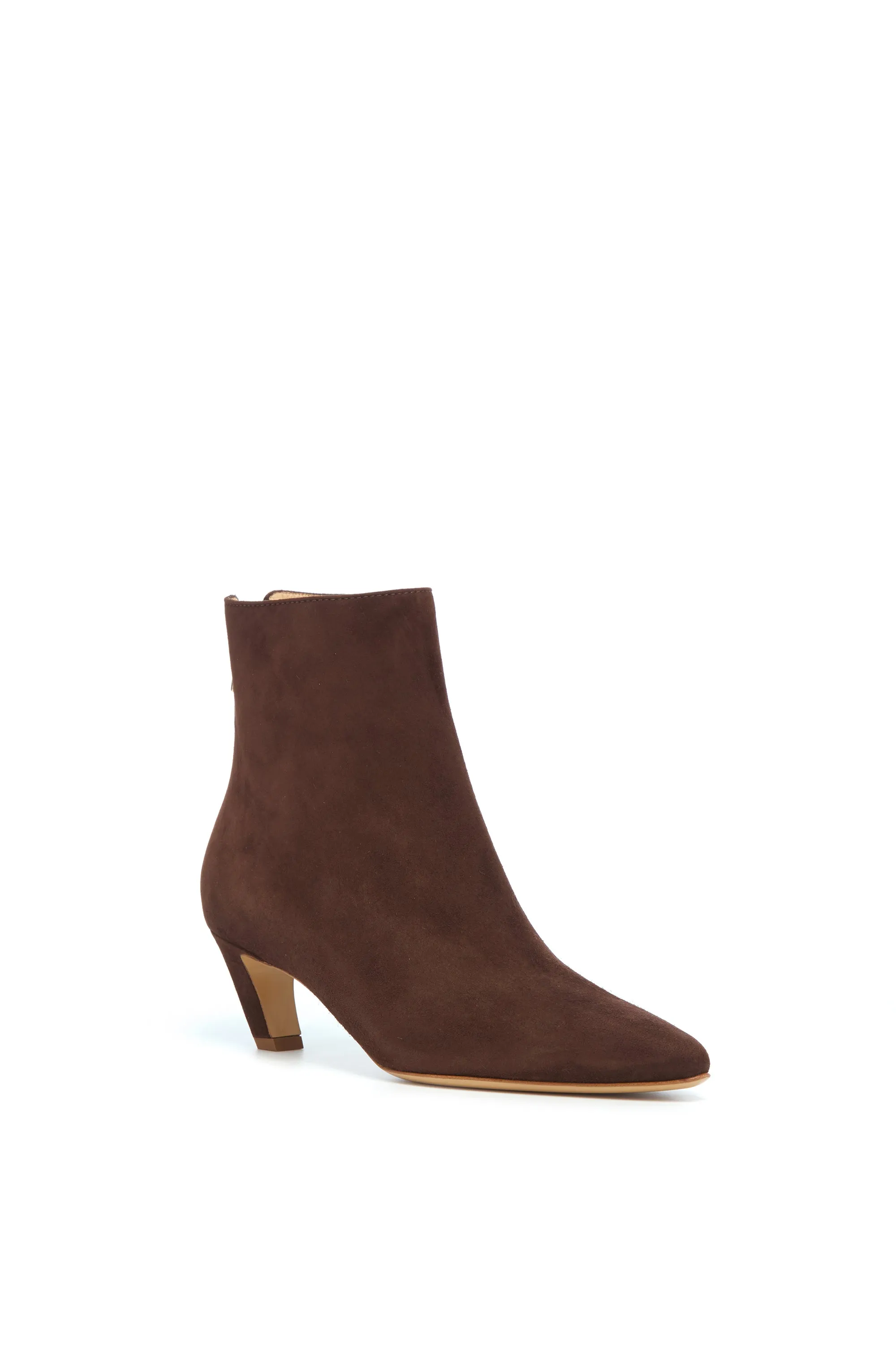 Clayton Ankle Boot in Chocolate Suede sold by Gabriela Hearst product image thumbnail 2