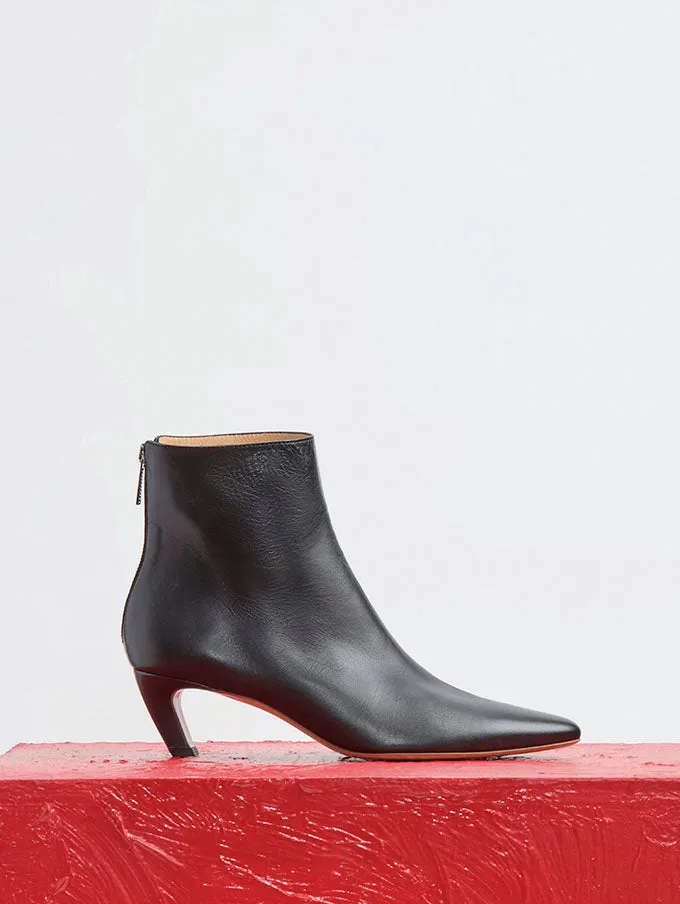 Clayton Ankle Boot in Black Nappa Leather sold by Gabriela Hearst product image thumbnail 5