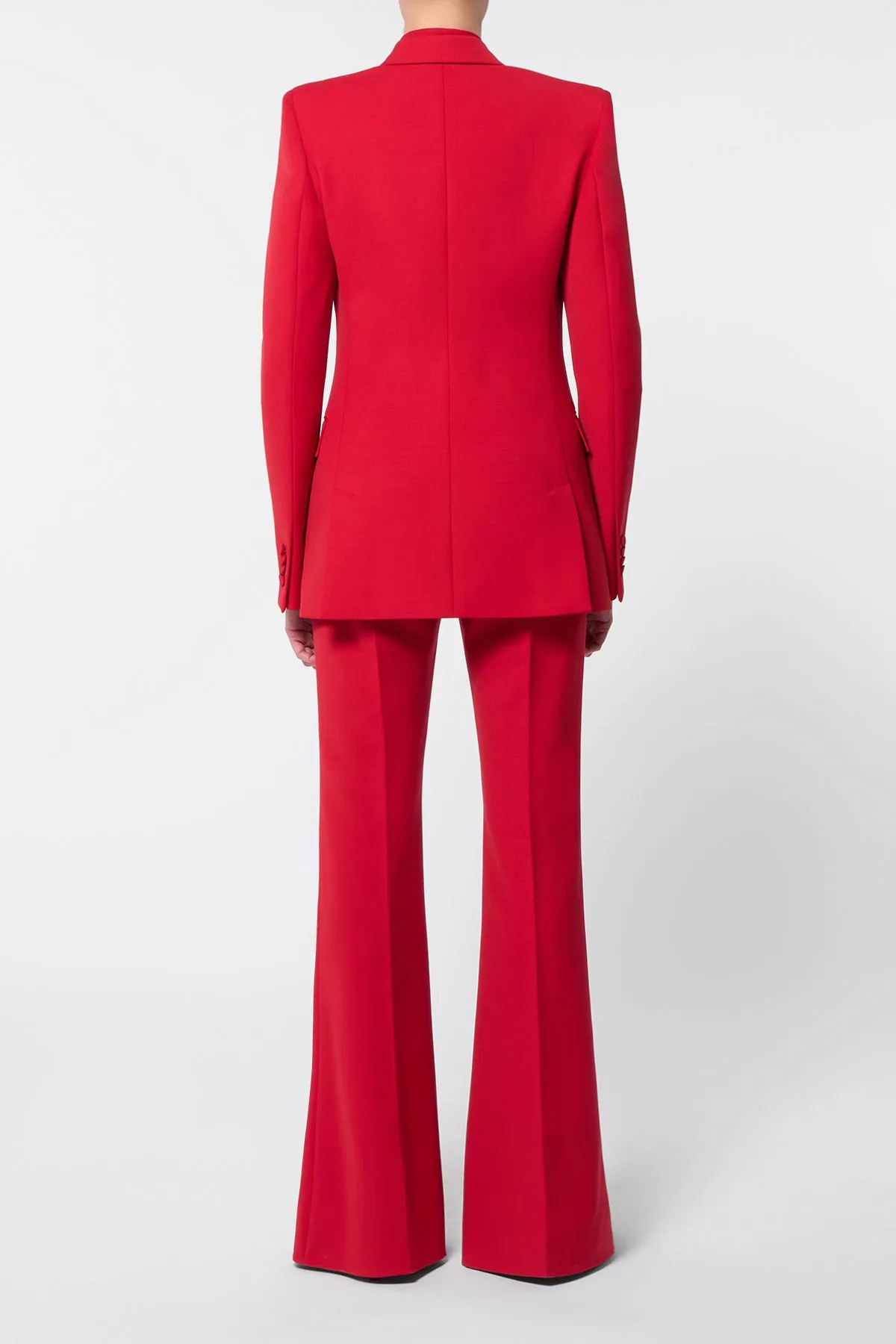 Gavin Blazer in Scarlet Red Sportswear Wool sold by Gabriela Hearst product image thumbnail 4