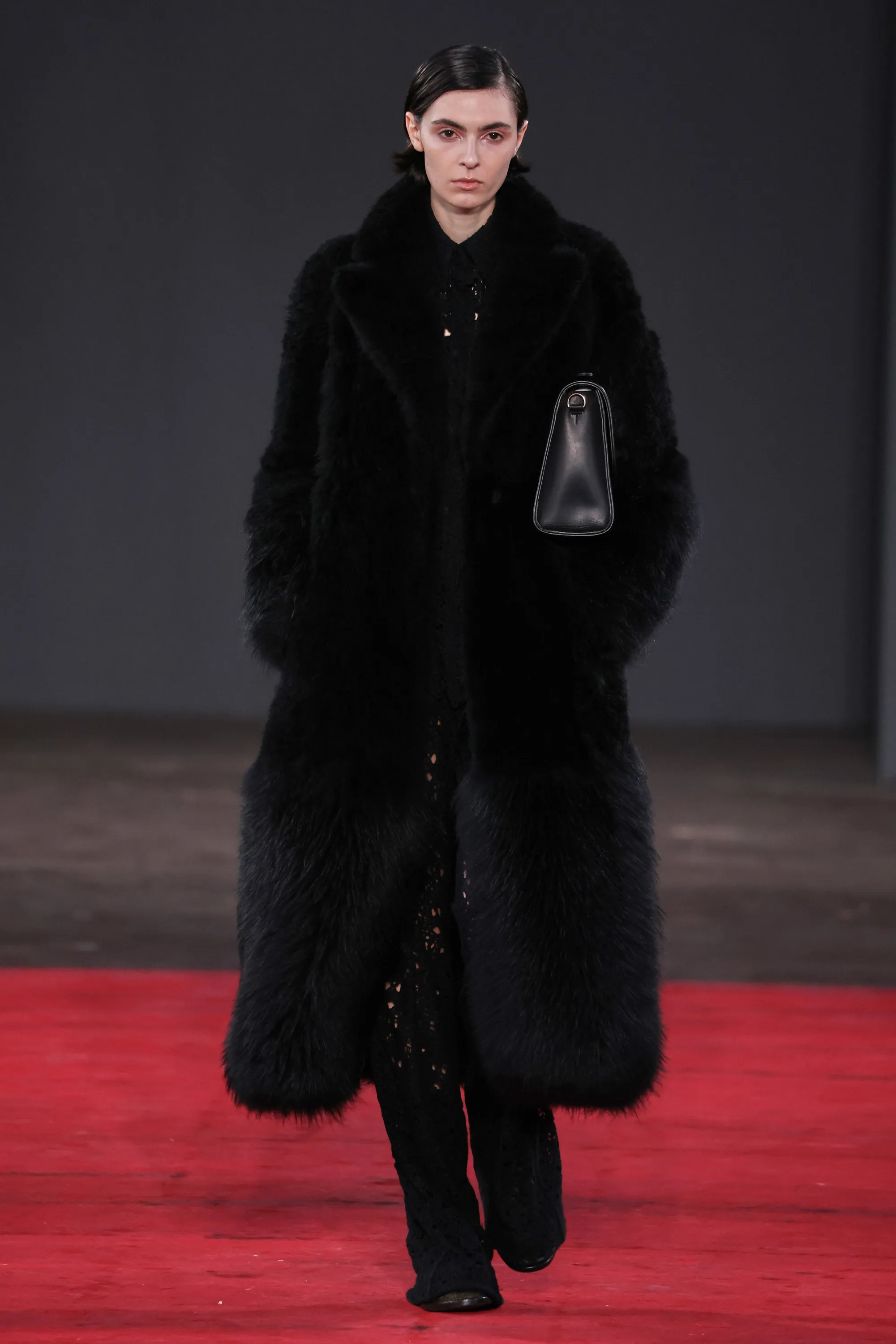 Heath Shirt in Black Cashmere Lace sold by Gabriela Hearst product image thumbnail 2