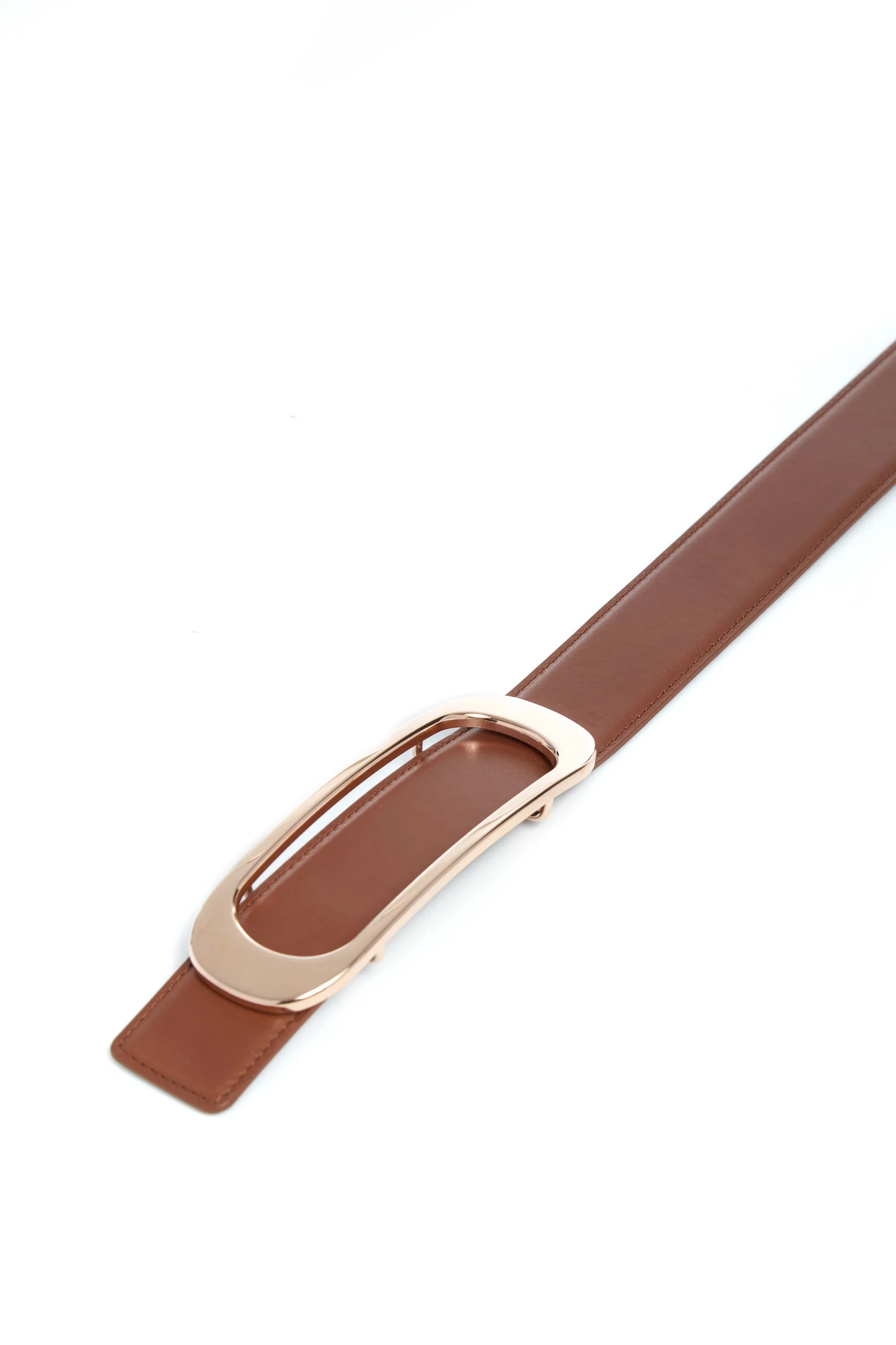 Medium Timon Reversible Belt in Cognac & Black Leather sold by Gabriela Hearst product image thumbnail 3