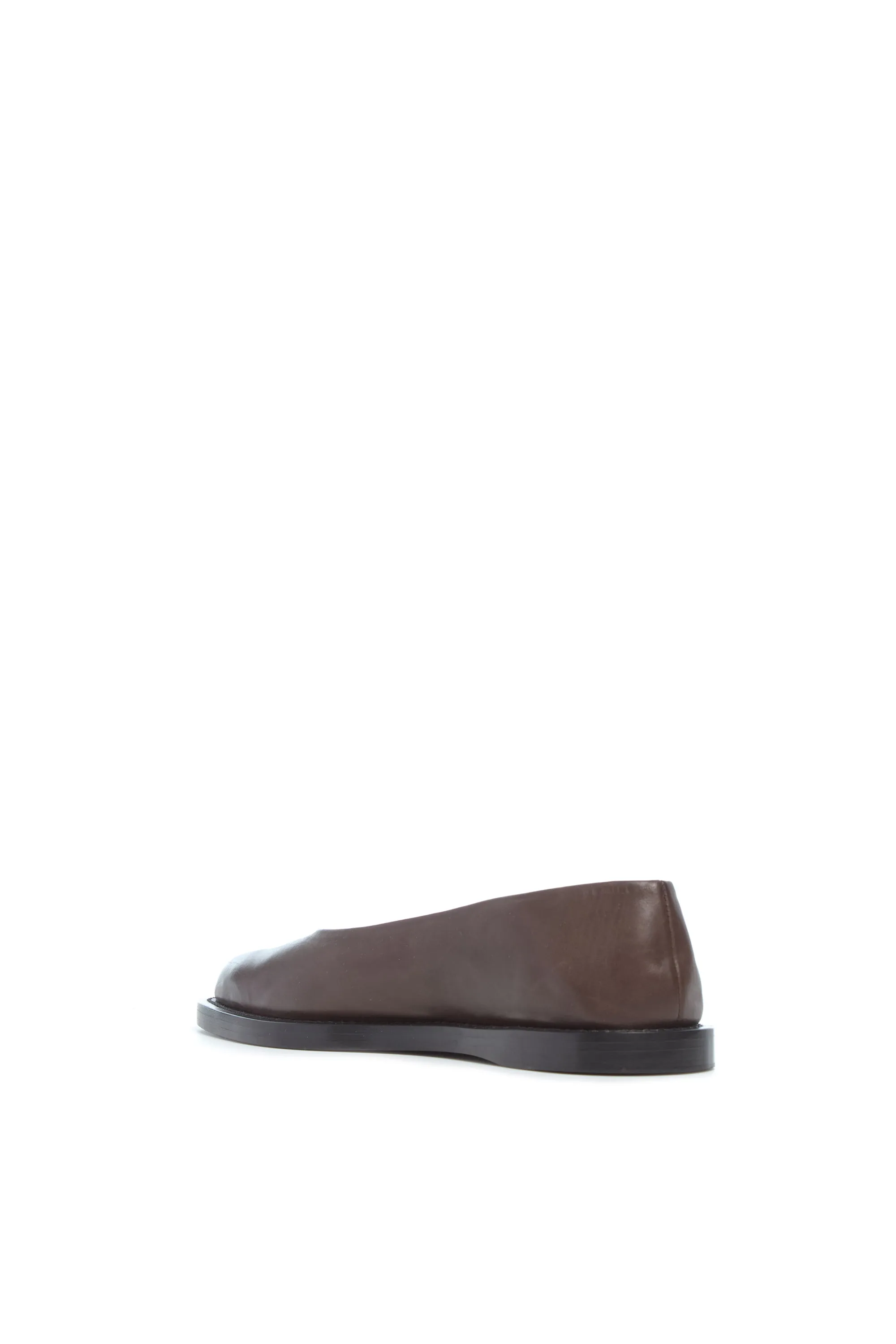 Kati Ballerina Flat Shoe in Chocolate Leather sold by Gabriela Hearst product image thumbnail 3