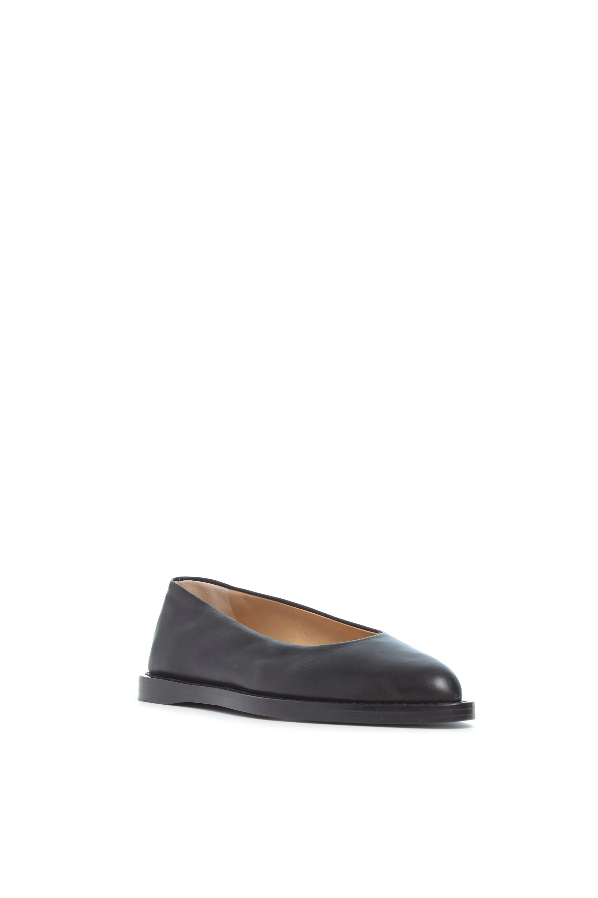 Kati Ballerina Flat Shoe in Black Leather sold by Gabriela Hearst product image thumbnail 2
