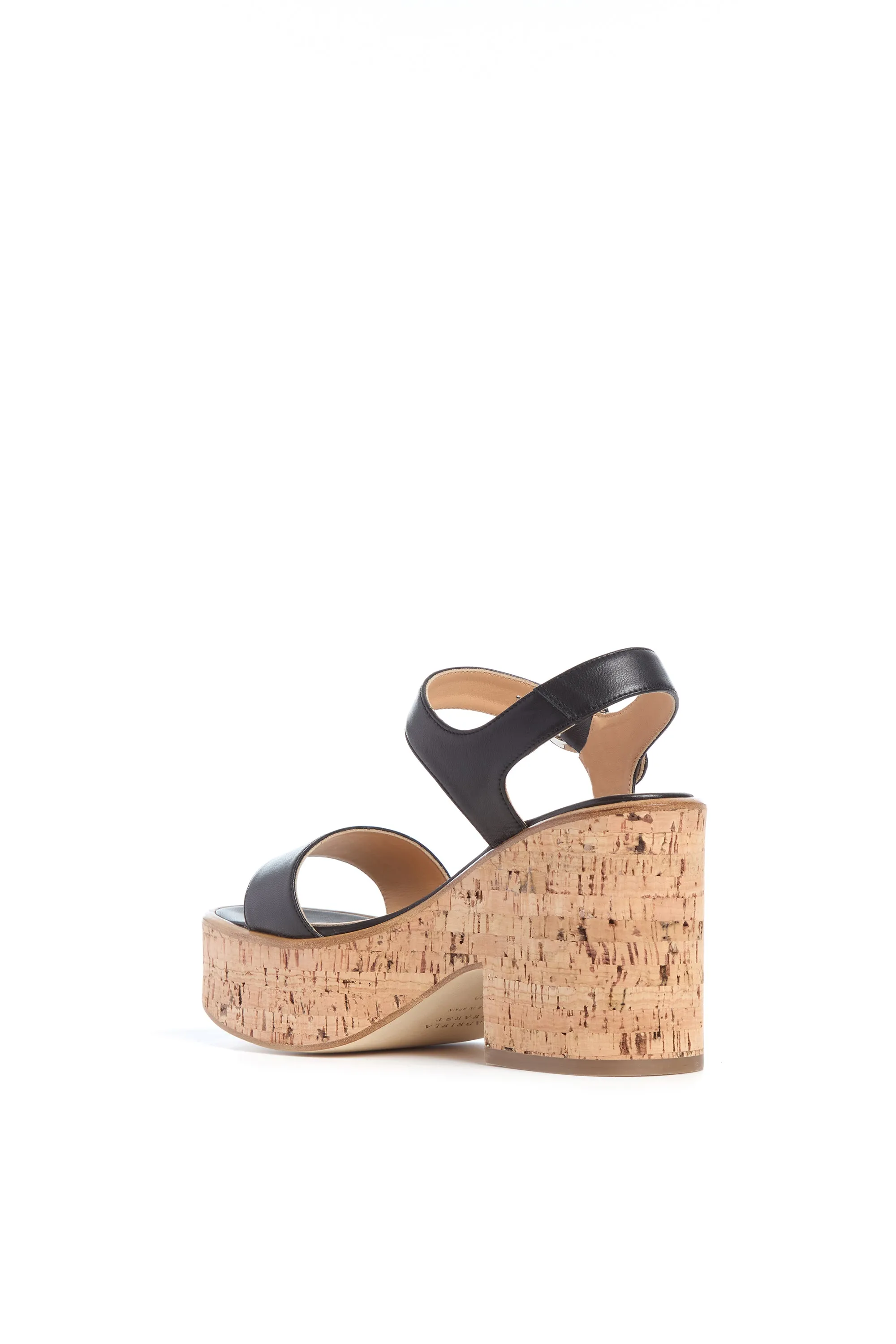 Sardis Platform Sandal in Black Nappa Leather sold by Gabriela Hearst product image thumbnail 3