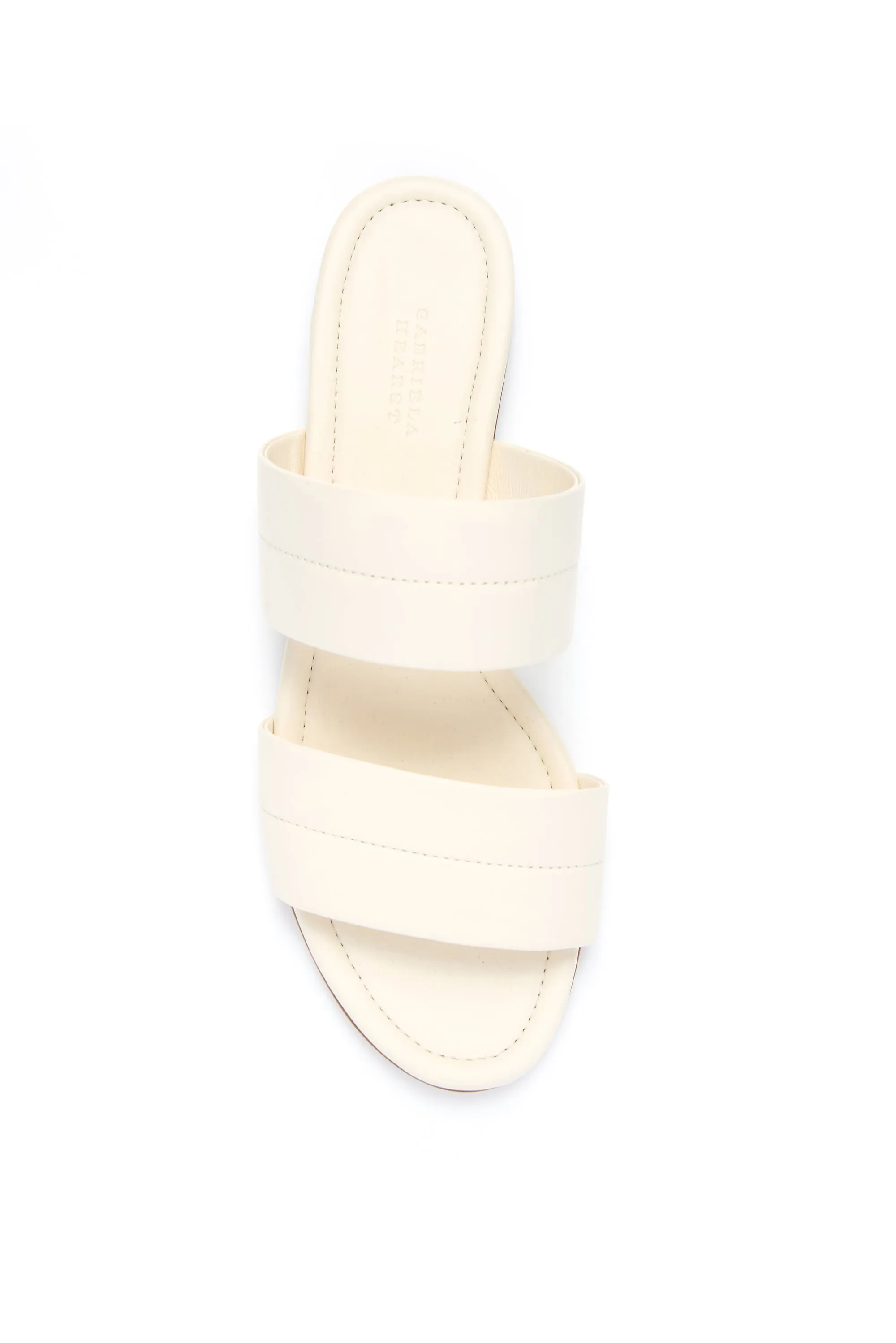 Lora Flat Sandal in Cream Nappa Leather sold by Gabriela Hearst product image thumbnail 4