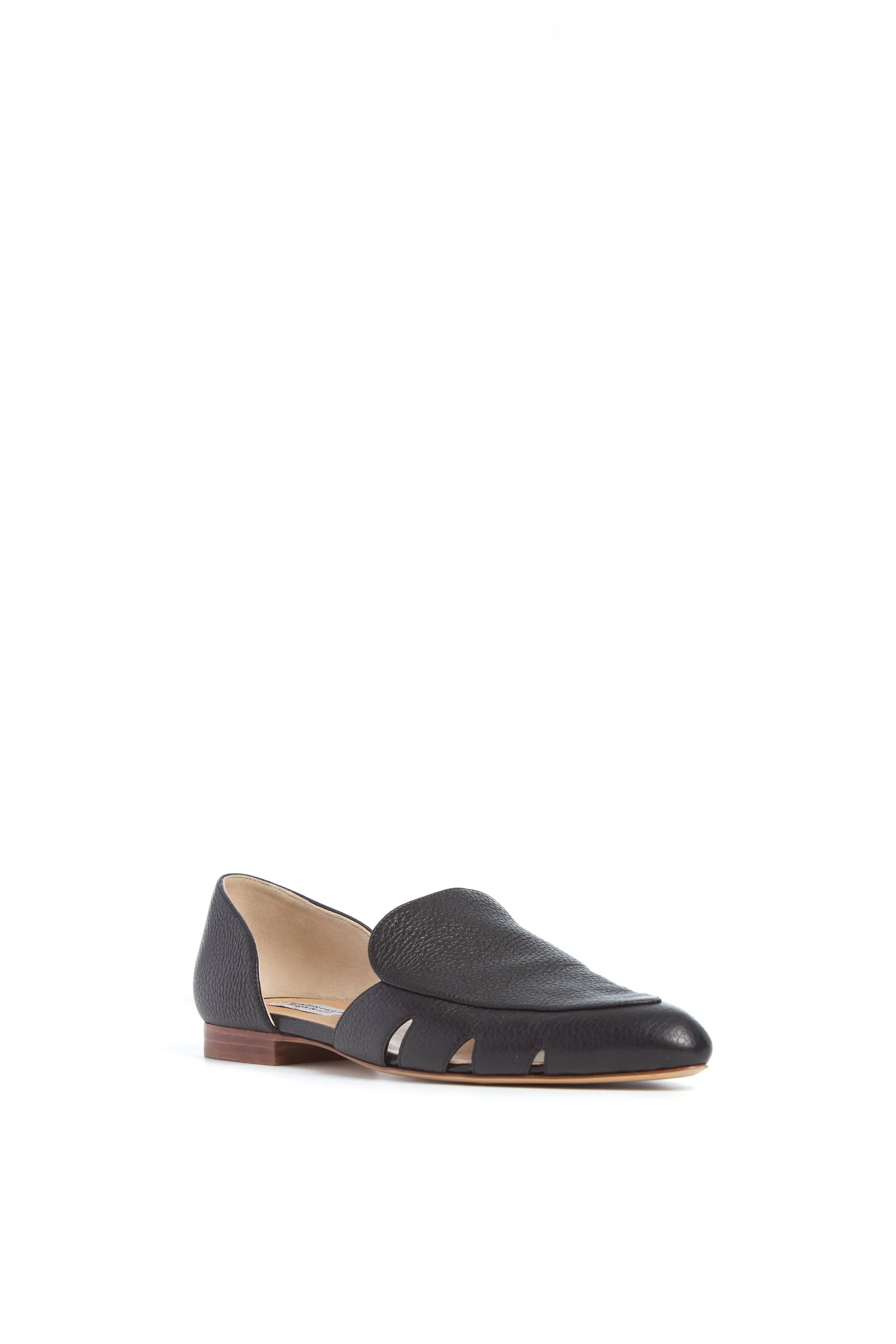 Rory Flat Shoe in Black Textured Leather sold by Gabriela Hearst product image thumbnail 2