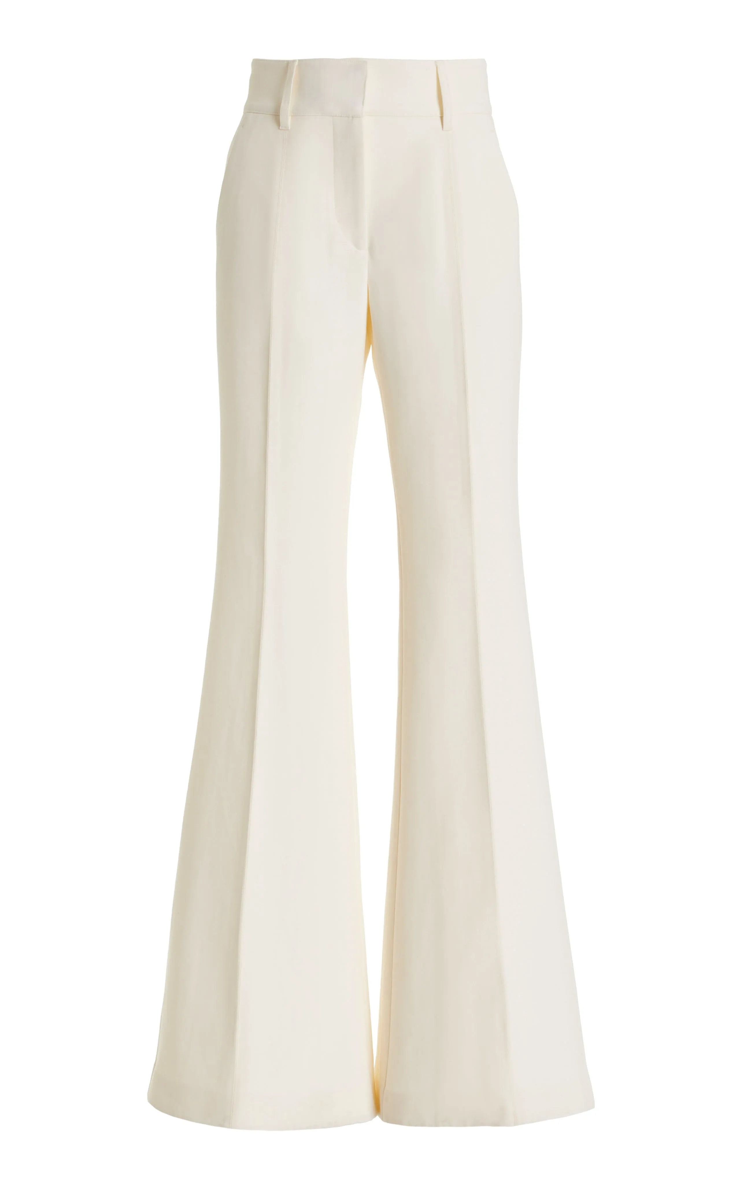 Rhein Pant in Ivory Wool Silk Cady sold by Gabriela Hearst