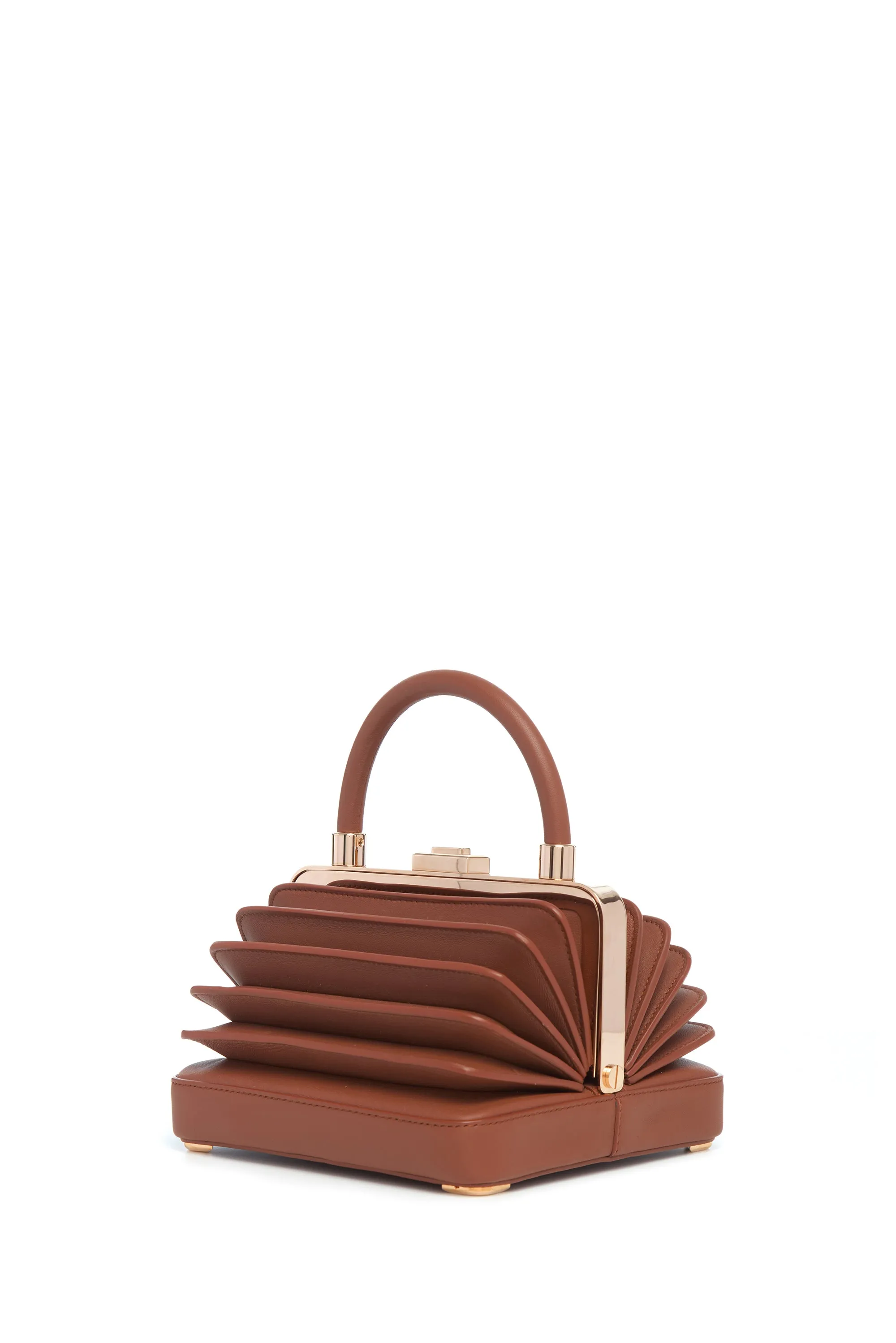 Small Diana Bag in Cognac Nappa Leather sold by Gabriela Hearst