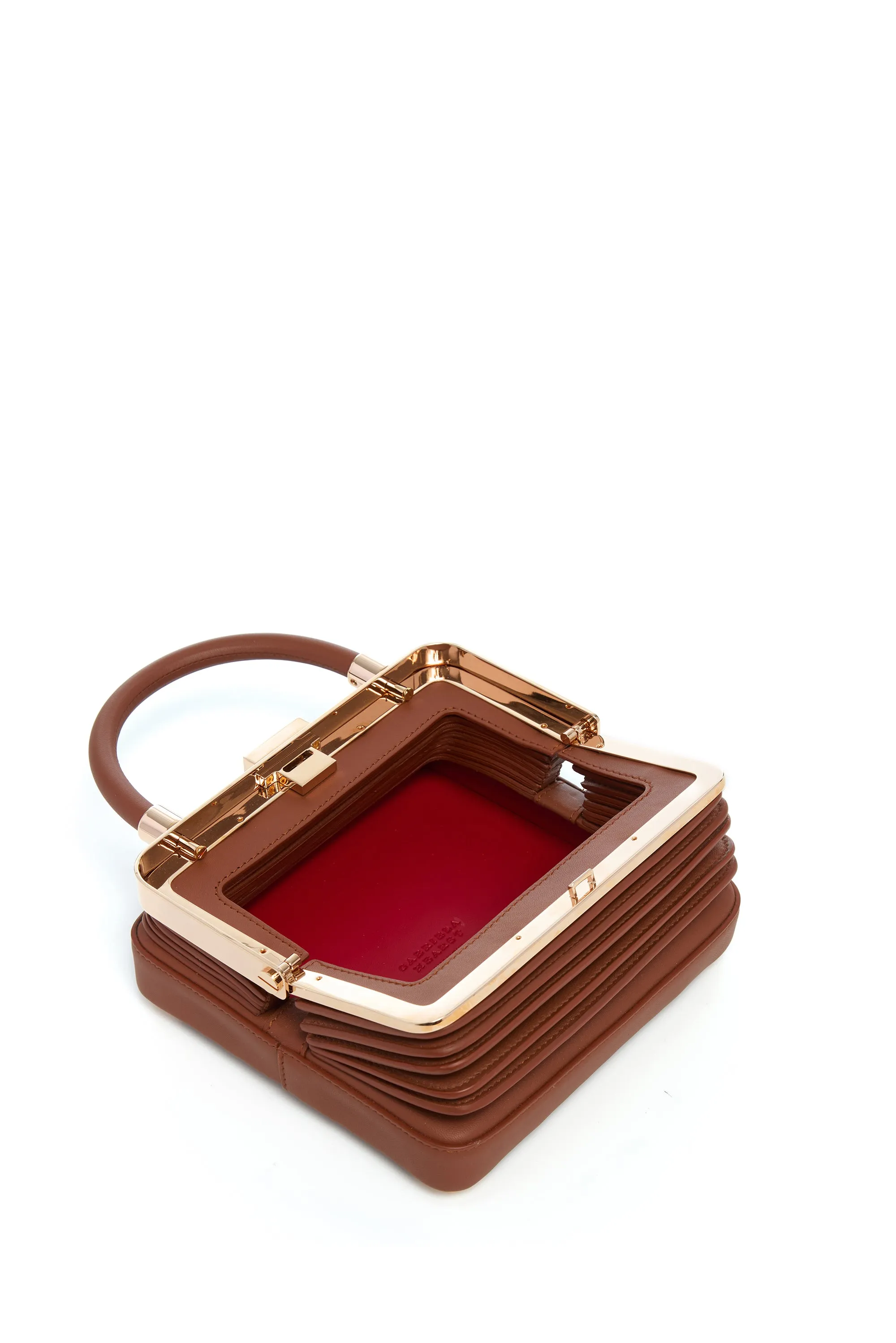 Small Diana Bag in Cognac Nappa Leather sold by Gabriela Hearst product image thumbnail 4