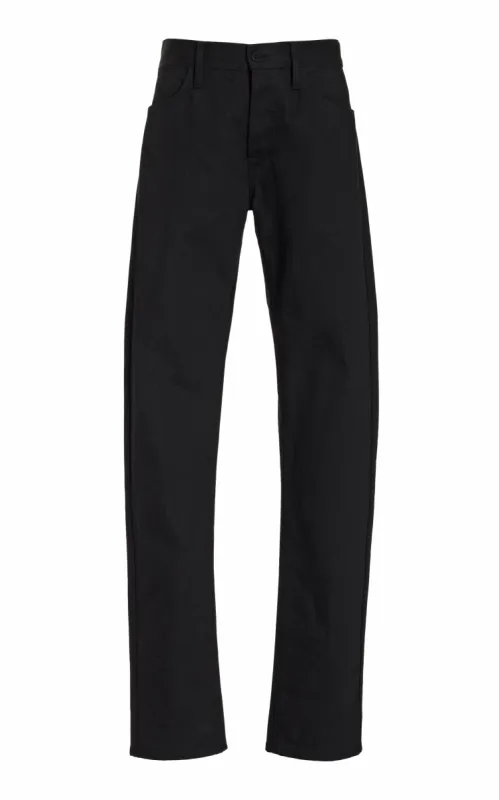 Anthony Five Pocket Pant in Black Organic Cotton Denim sold by Gabriela Hearst