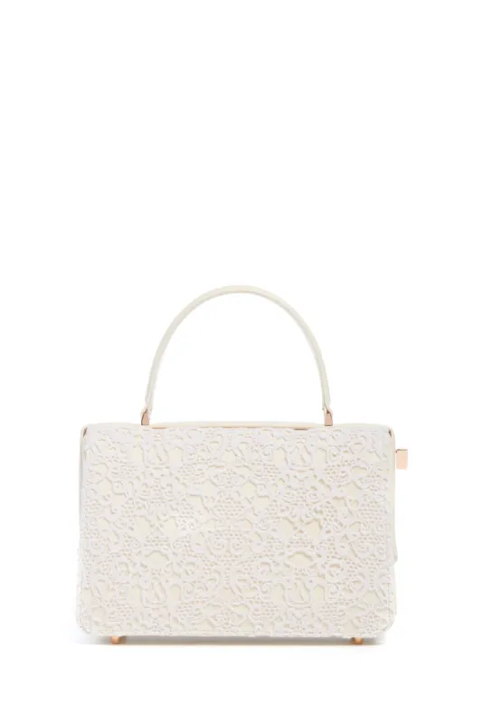 Carrington Bag in Ivory Cashmere Lace sold by Gabriela Hearst