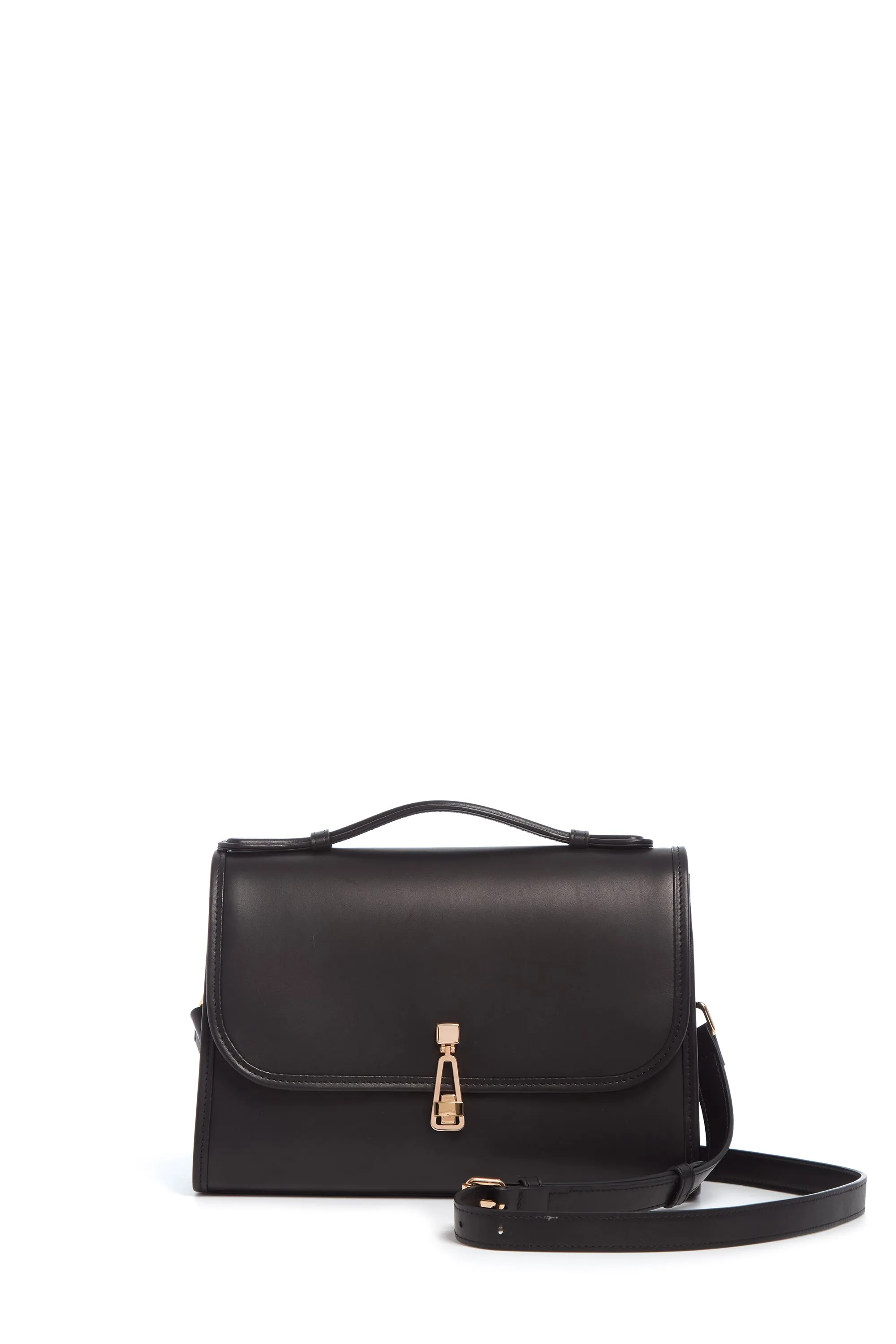 Medium Leonora Flap Bag in Black Leather sold by Gabriela Hearst product image thumbnail 3