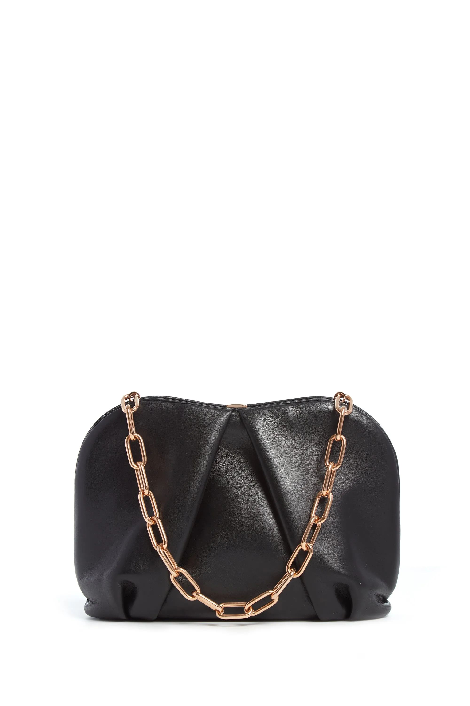 Taylor Clutch in Black Nappa Leather sold by Gabriela Hearst