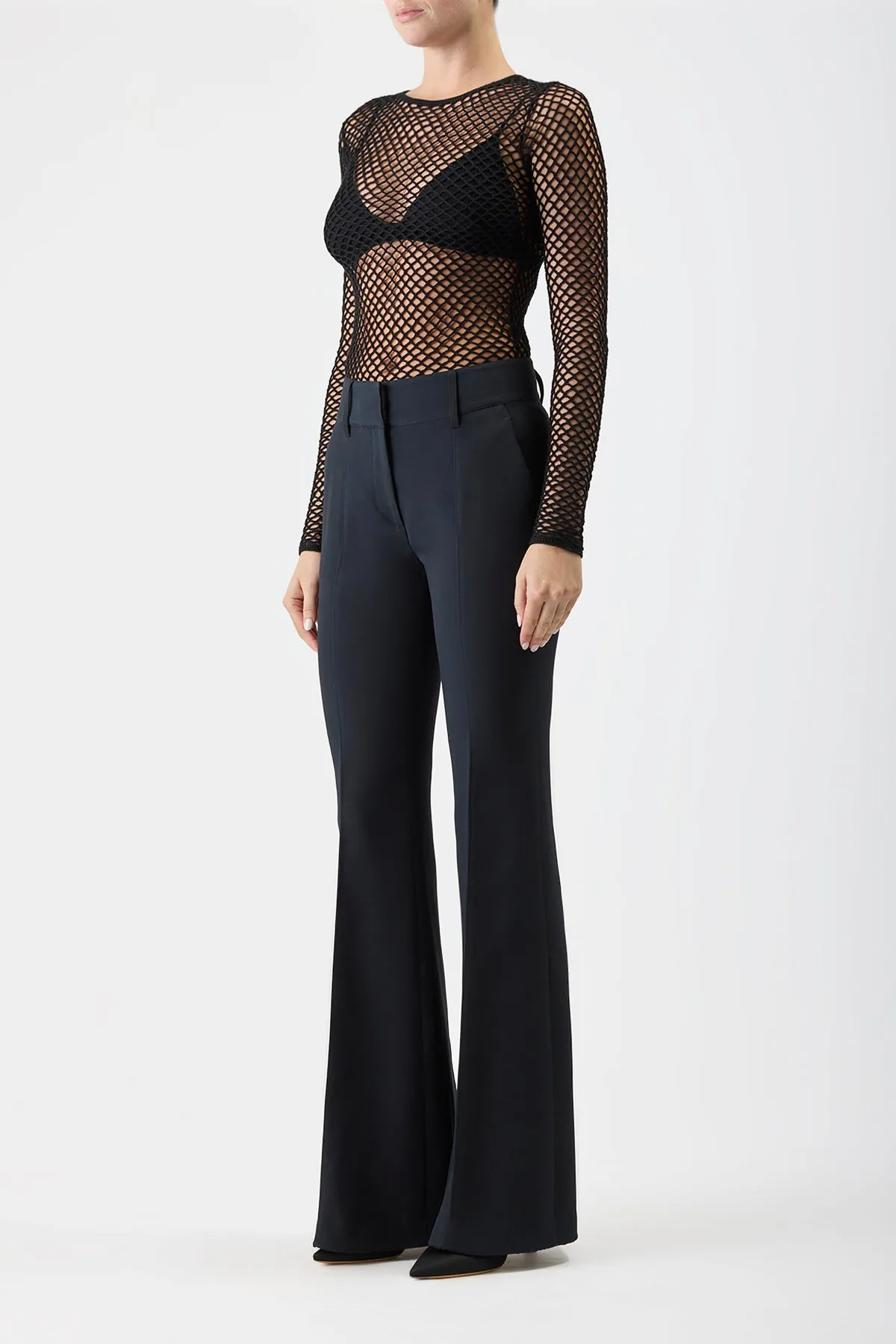 Troth Knit Top in Black Merino Wool sold by Gabriela Hearst product image thumbnail 3