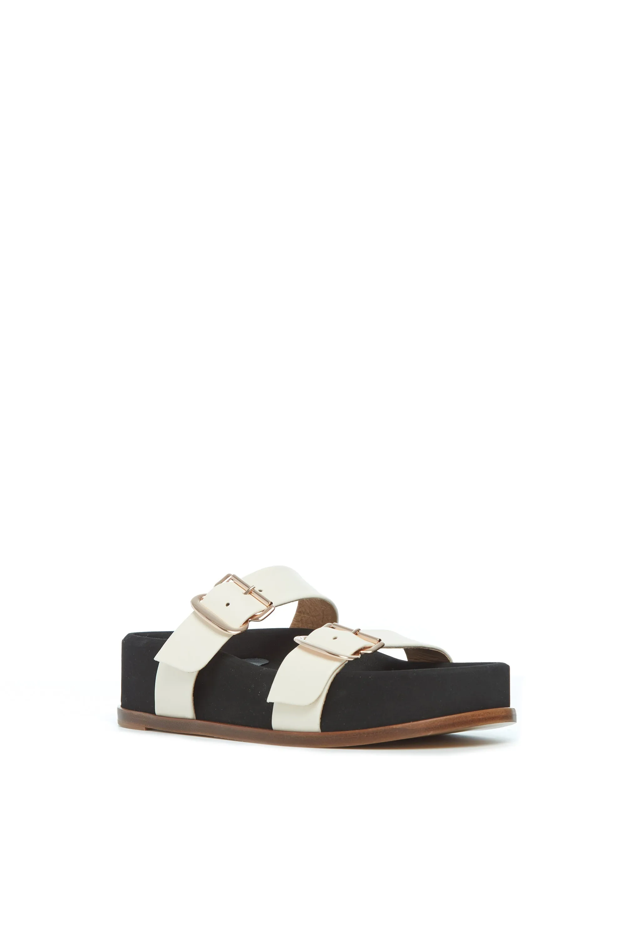 Wren Platform Sandal in Ivory Nappa Leather sold by Gabriela Hearst product image thumbnail 2