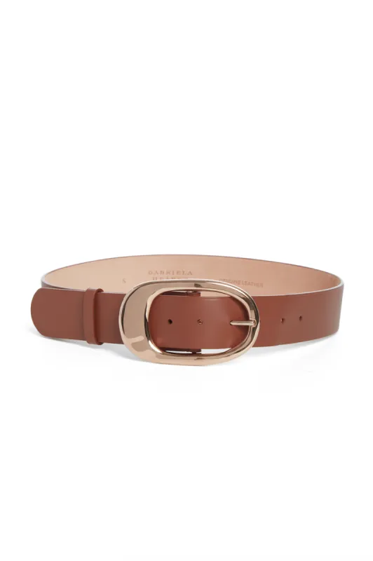 Lozewce Belt in Cognac Leather sold by Gabriela Hearst